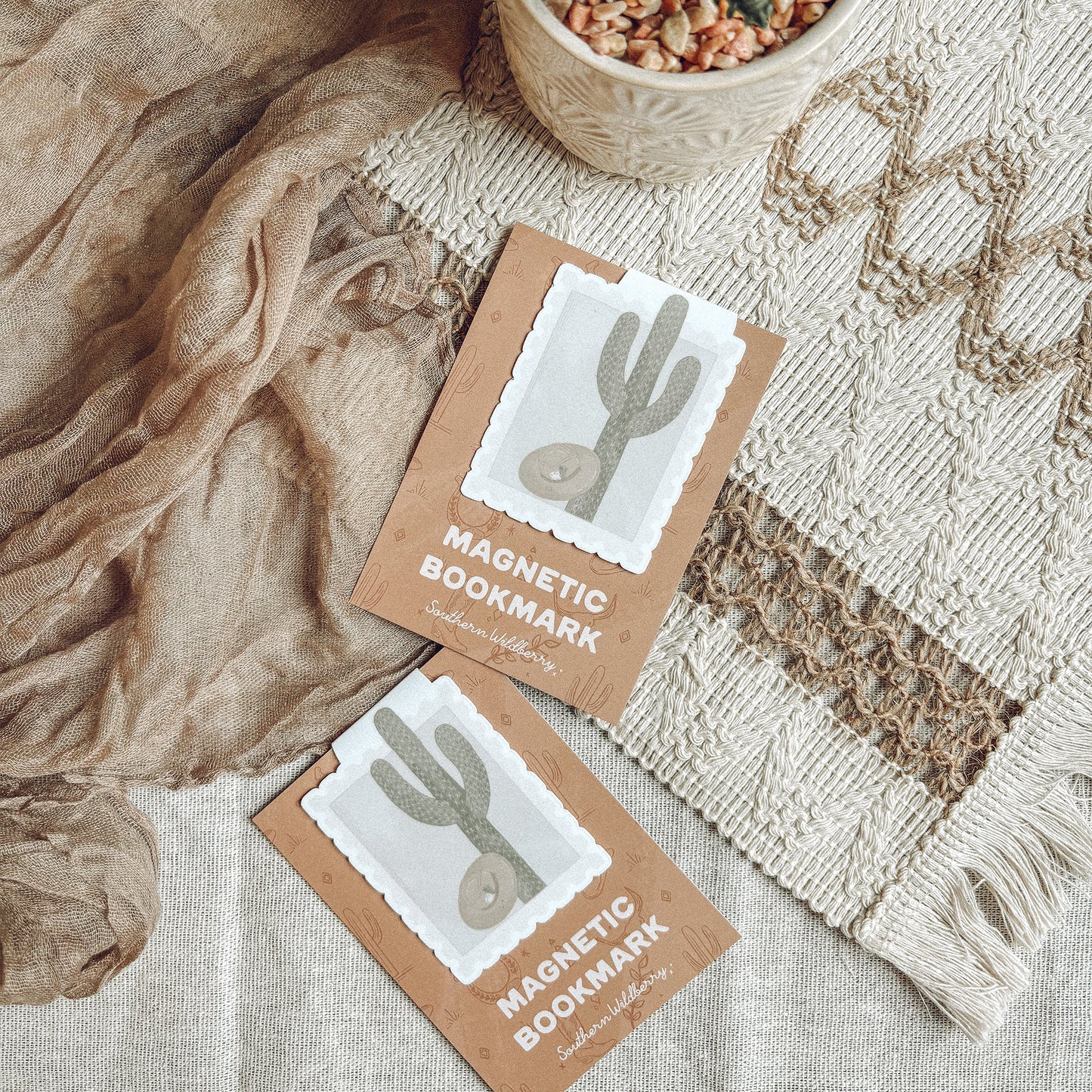 Dessert Stamp Magnetic Bookmark