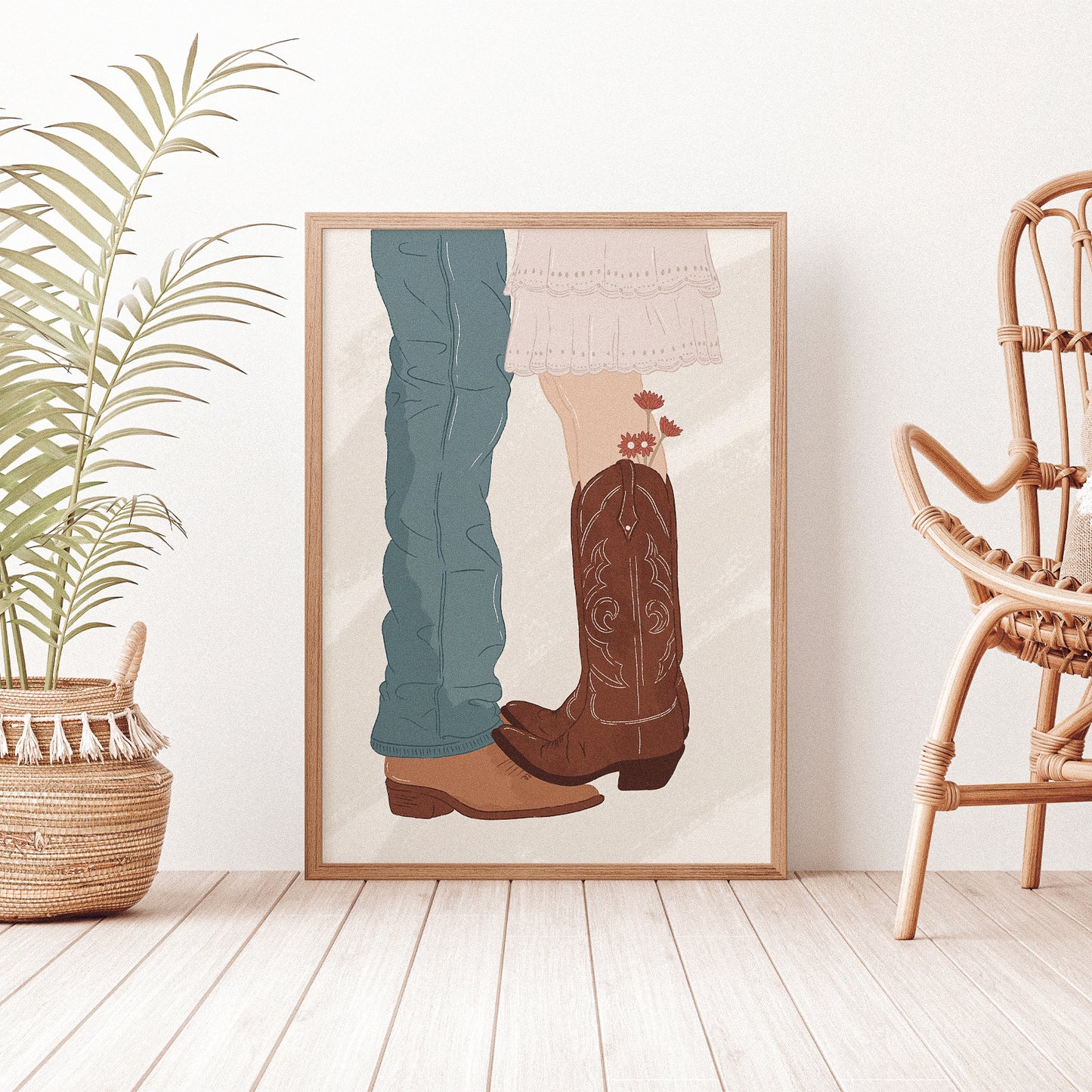 Cowboy Romance Print