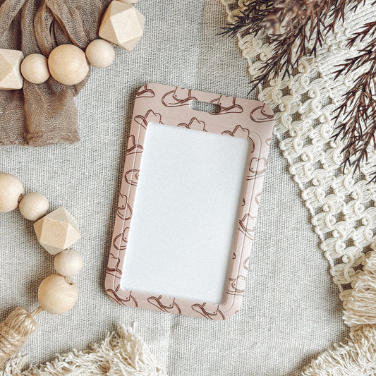 Cowboy Hats ID Card Holder