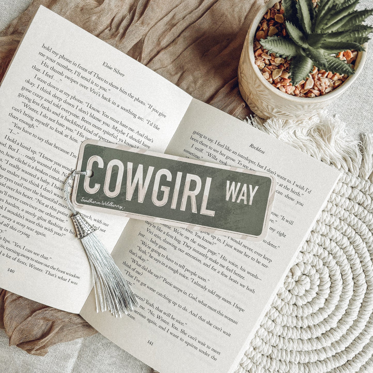 Cowgirl Way Tassel Bookmark
