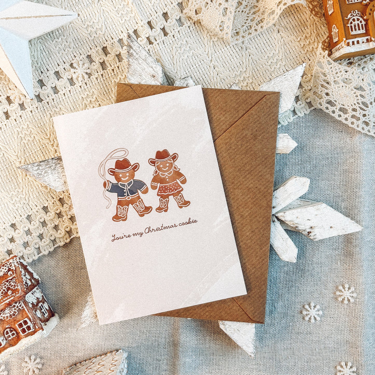 Christmas Cookie Greetings Card