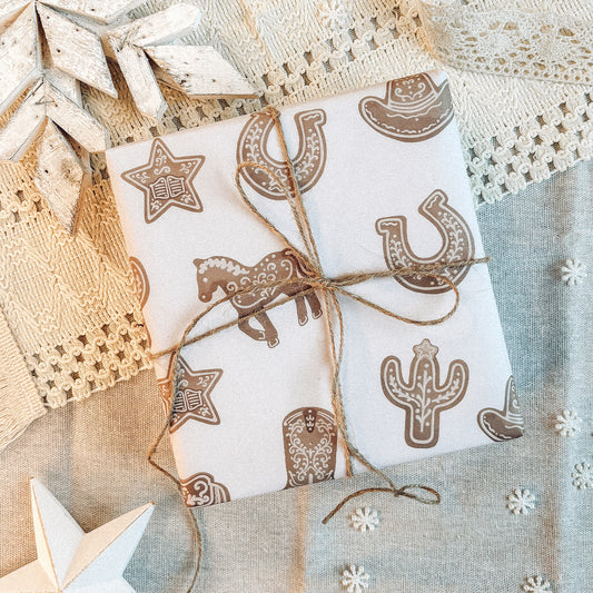 The Wild West Bakehouse Wrapping Paper Sheets