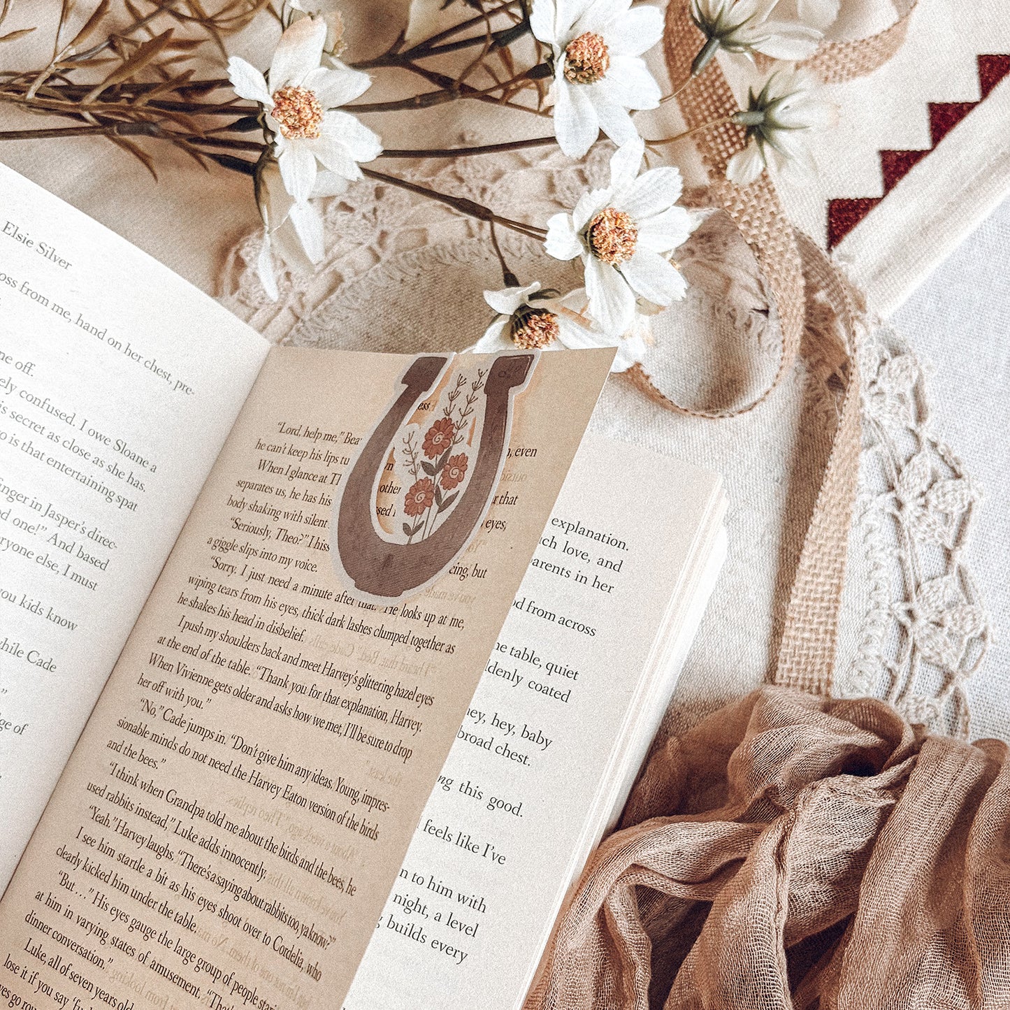 Lucky Horseshoe Magnetic Bookmark