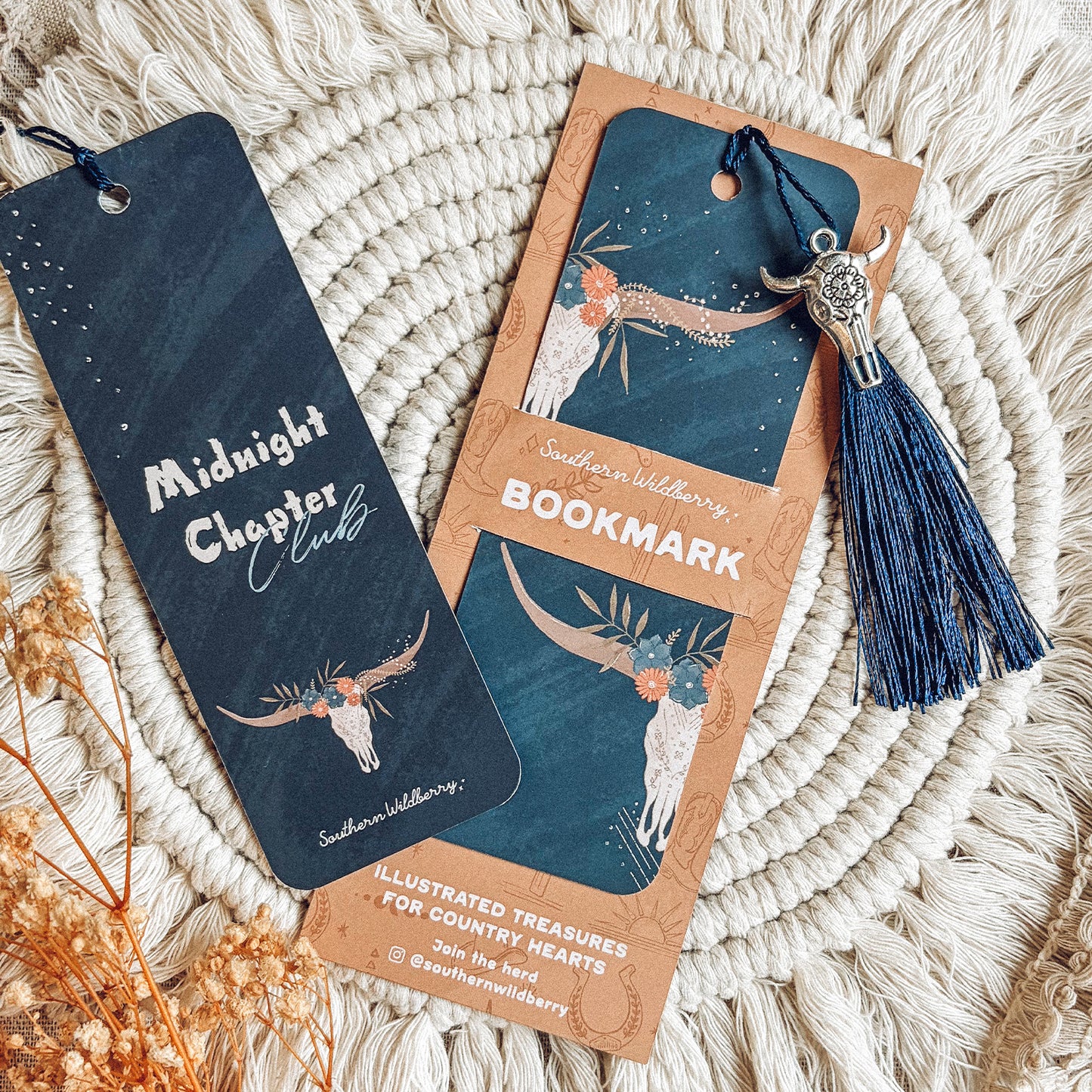 Midnight Chapter Club Tassel Bookmark