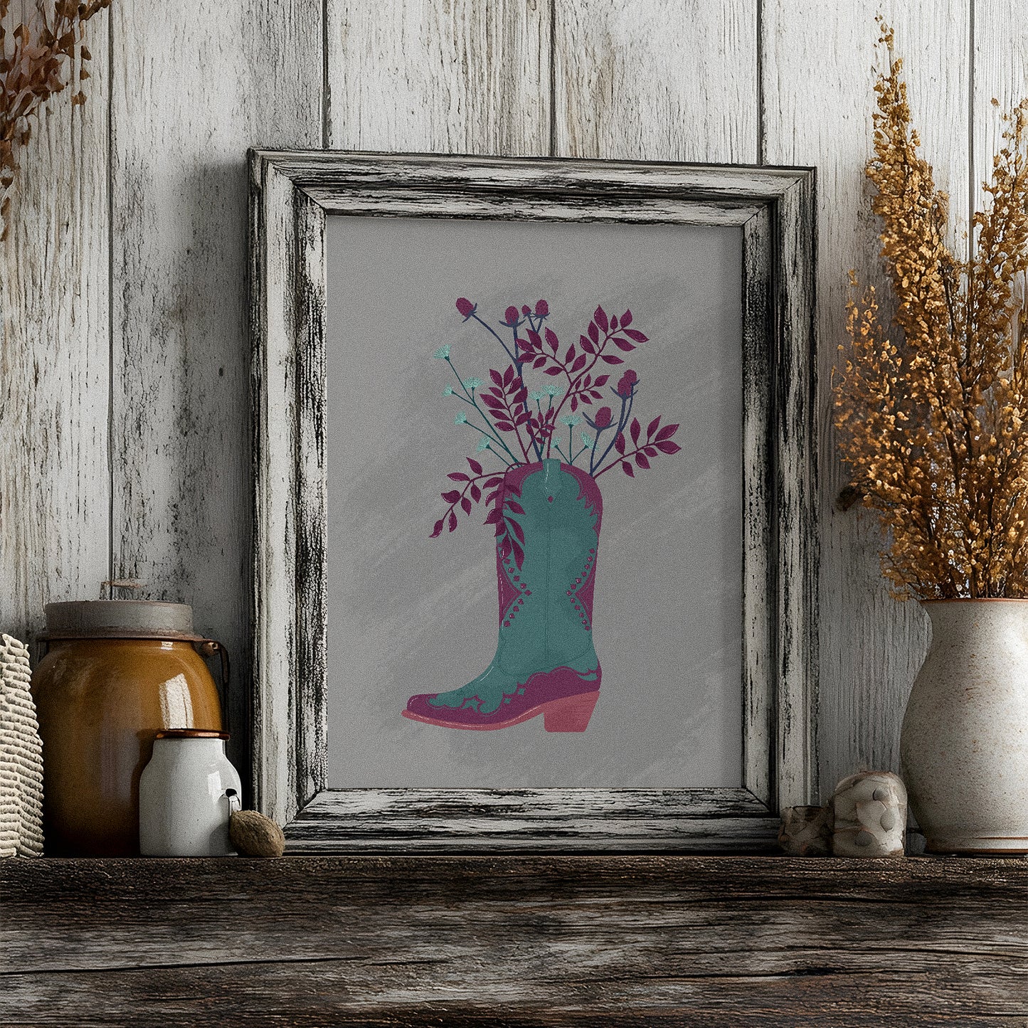 Moonlit Boot Print