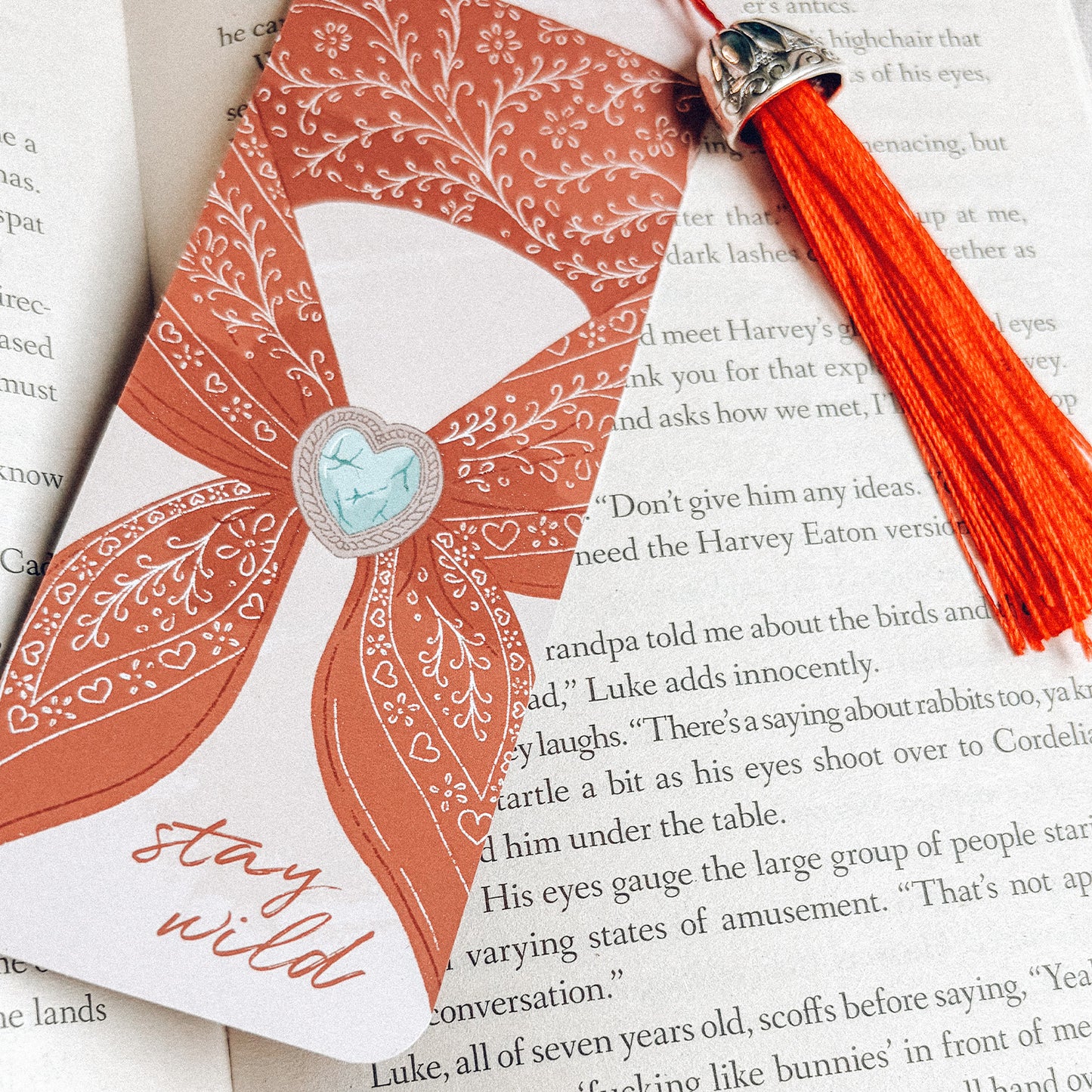 Stay Wild Tassel Bookmark