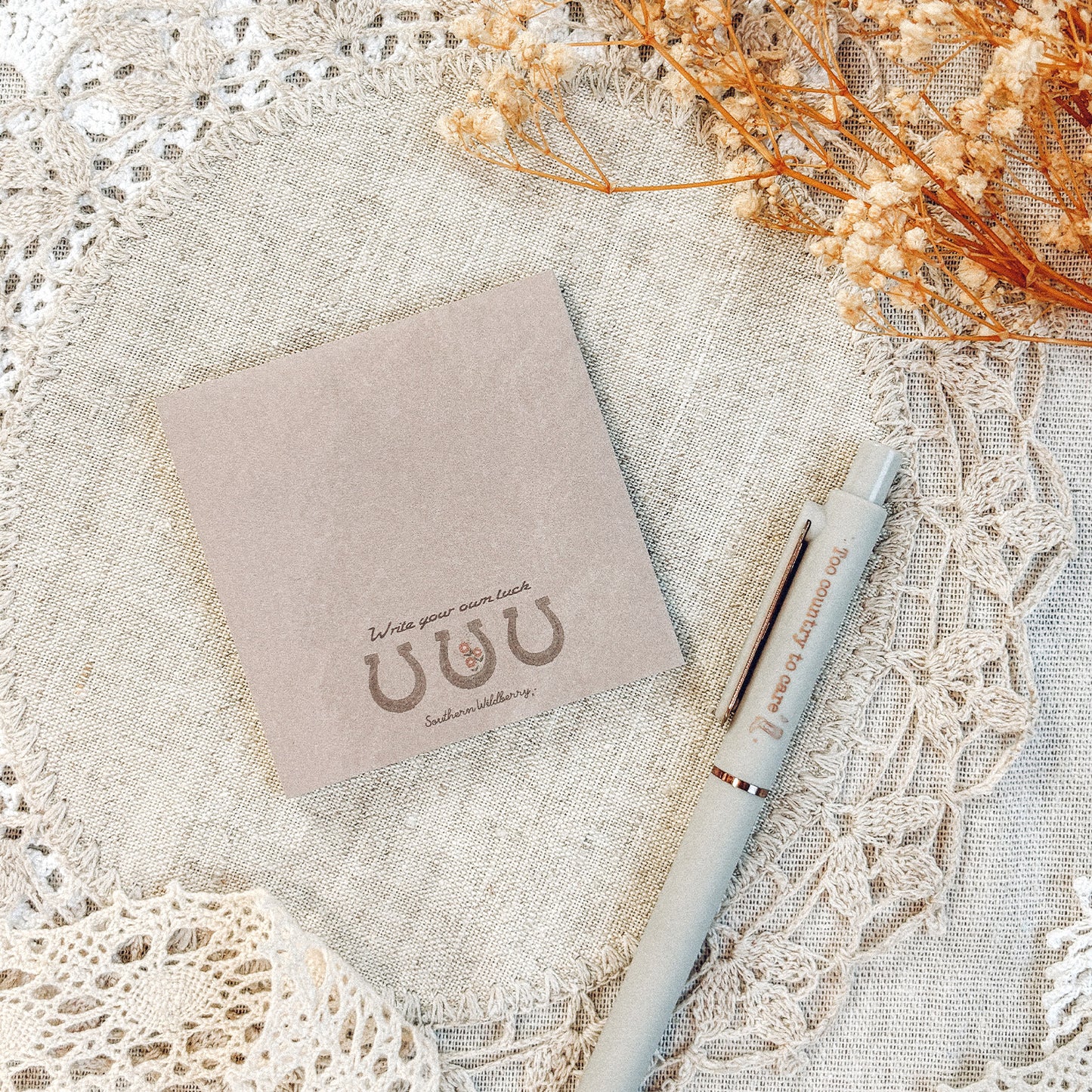 Write Your Own Luck Sticky Notes