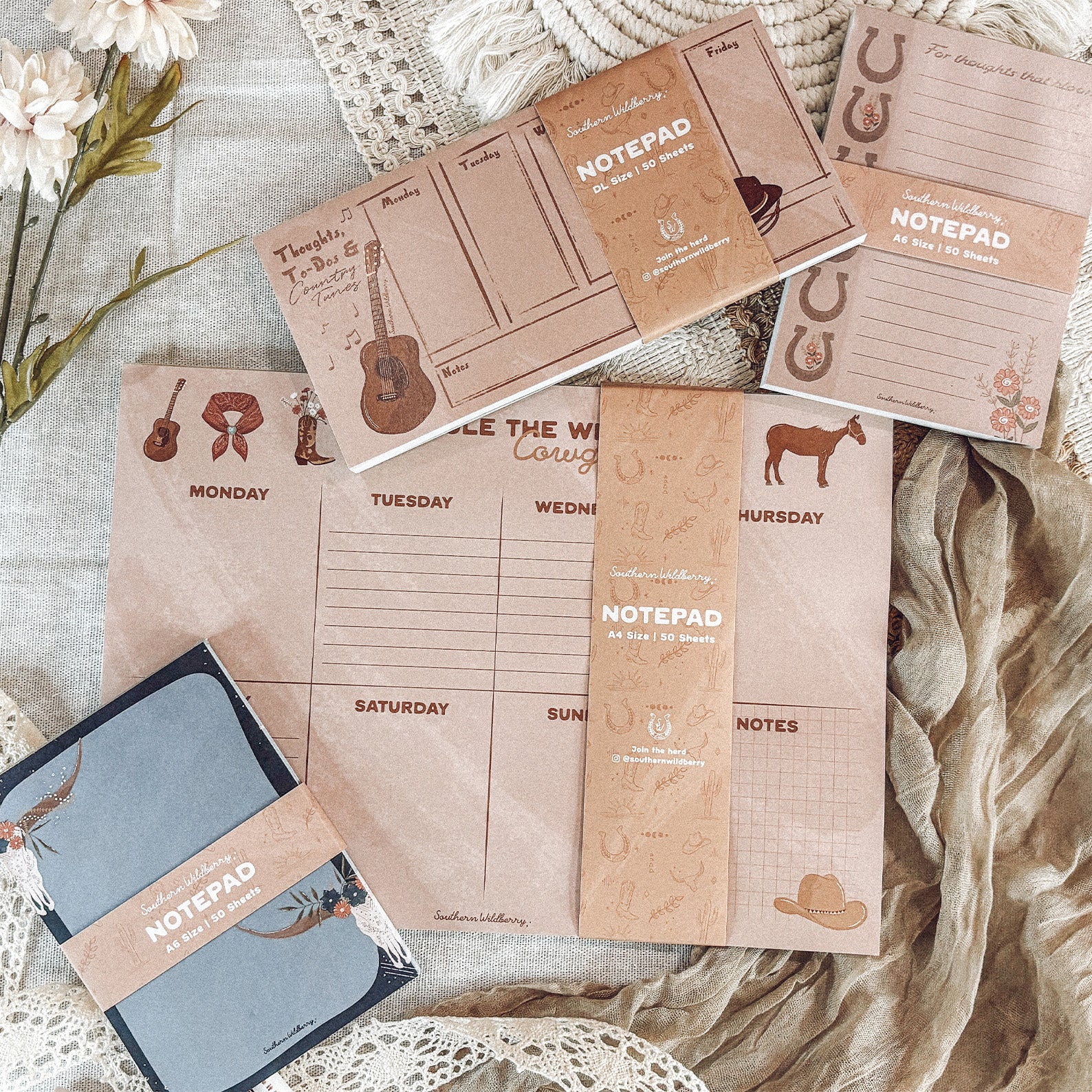 Notebooks and Notepads – Southern Wildberry