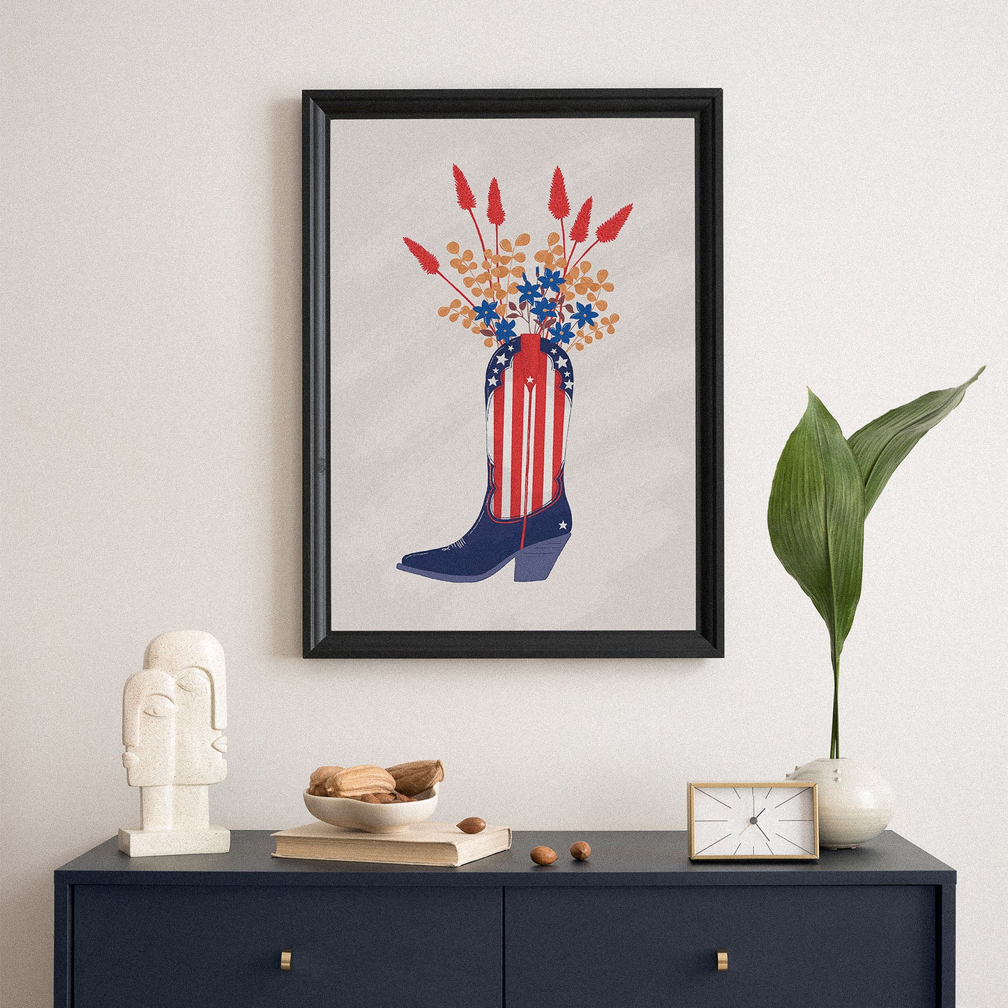 American Cowboy Boot Print