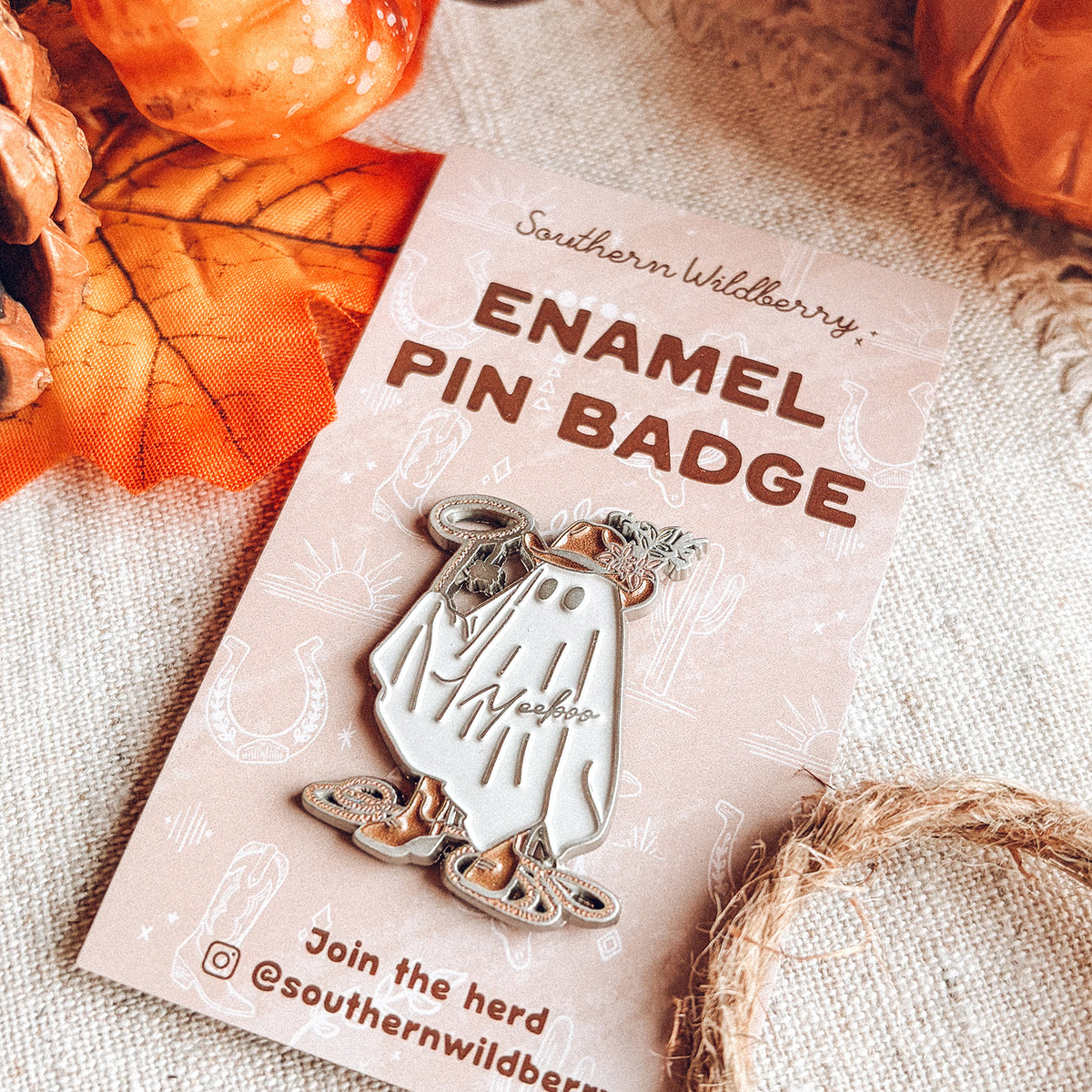 BuckaBoo At The Rodeo Enamel Pin Badge