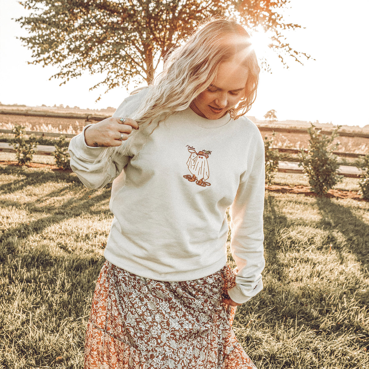 BuckaBoo At The Rodeo Embroidered Sweatshirt