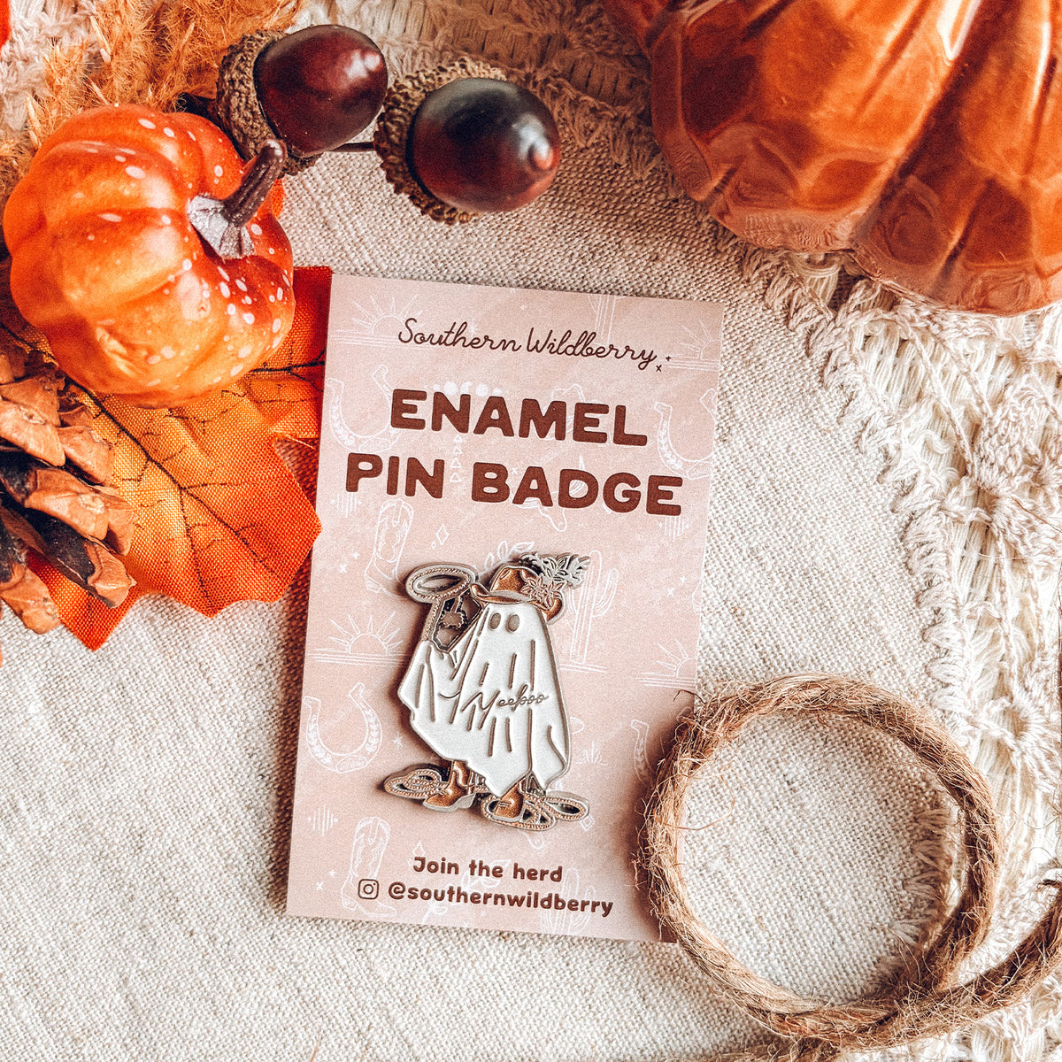 BuckaBoo At The Rodeo Enamel Pin Badge