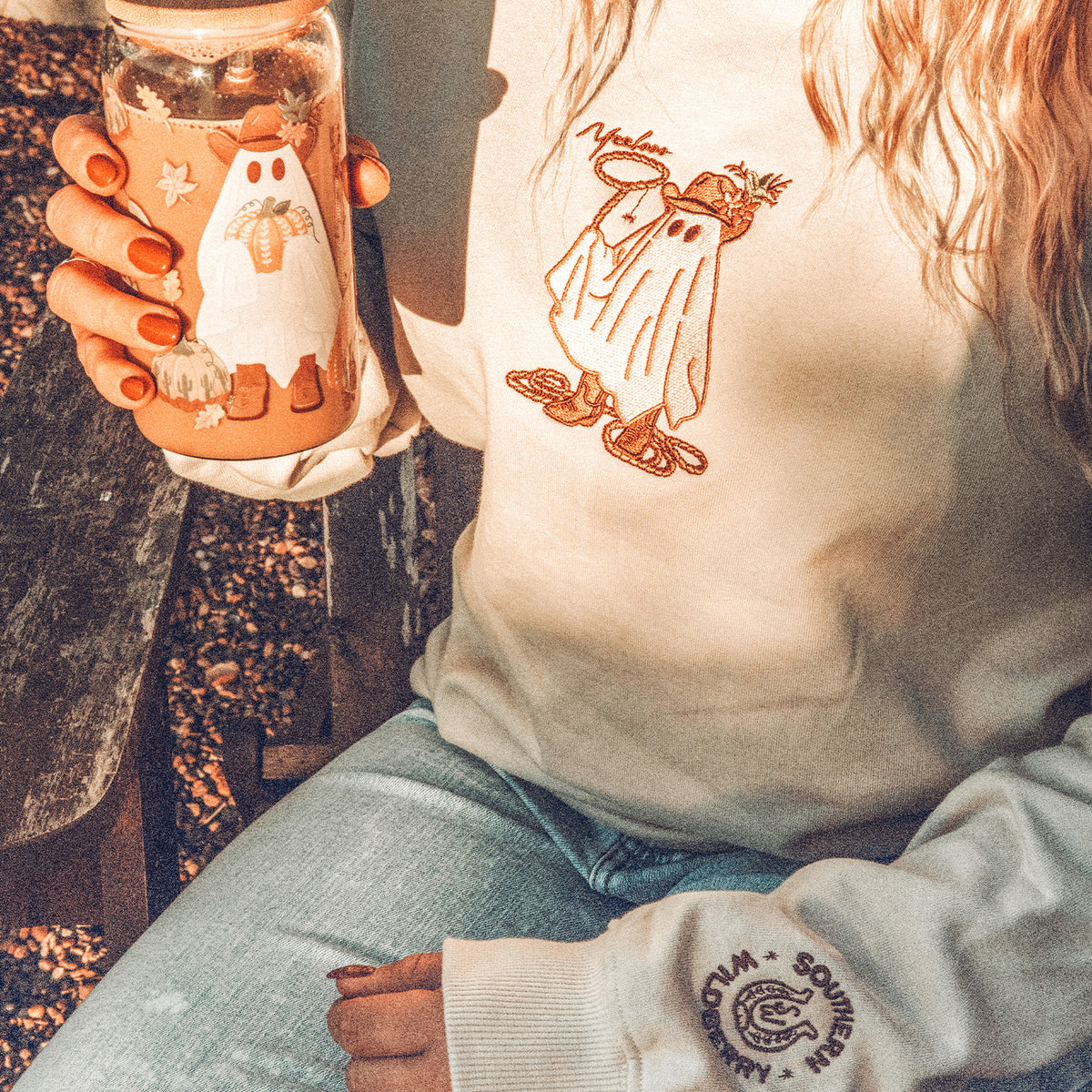 BuckaBoo At The Rodeo Embroidered Sweatshirt