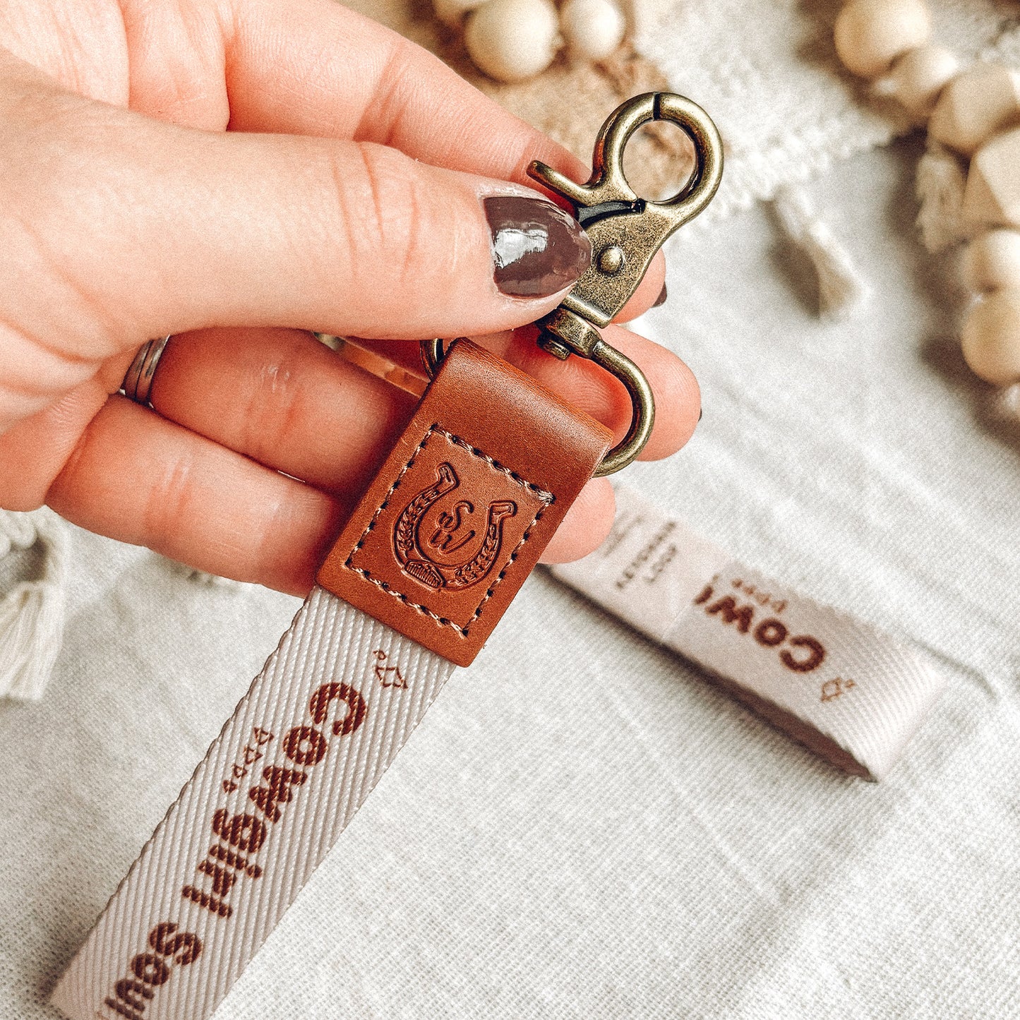 Cowgirl Soul Keychain Loop