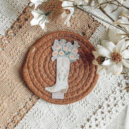 Cowboy Boot Sticker