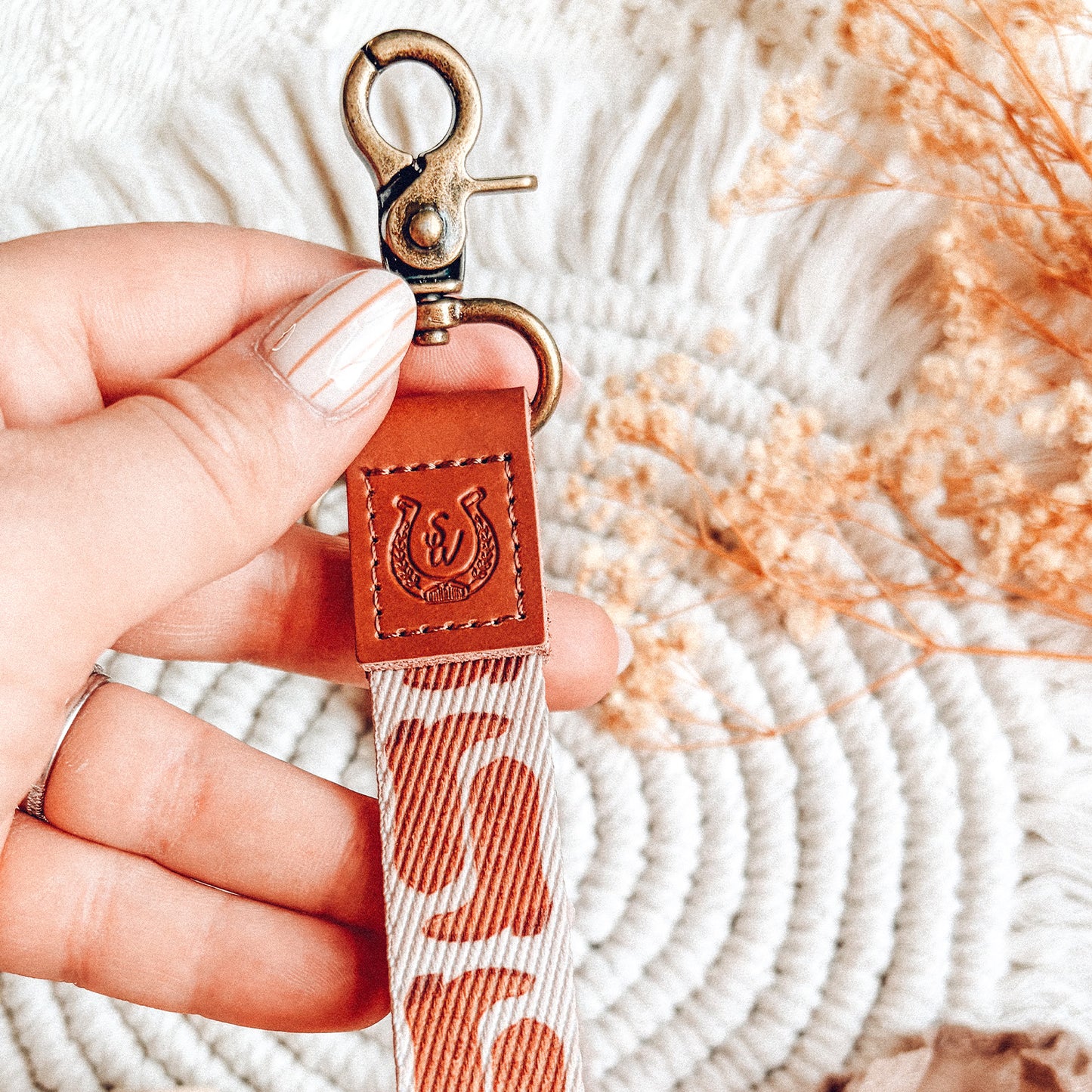 Cowboy Boots Keychain Loop