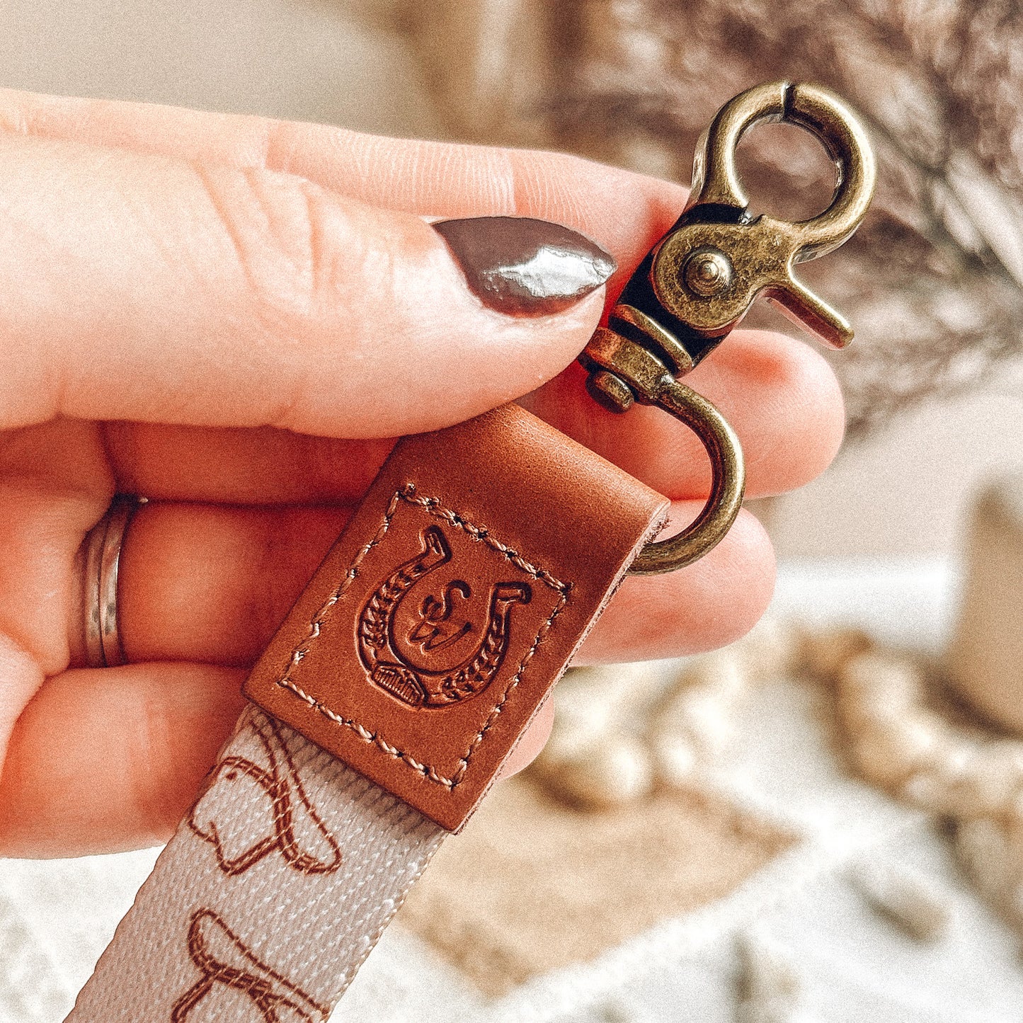 Cowboy Hat Keychain Loop