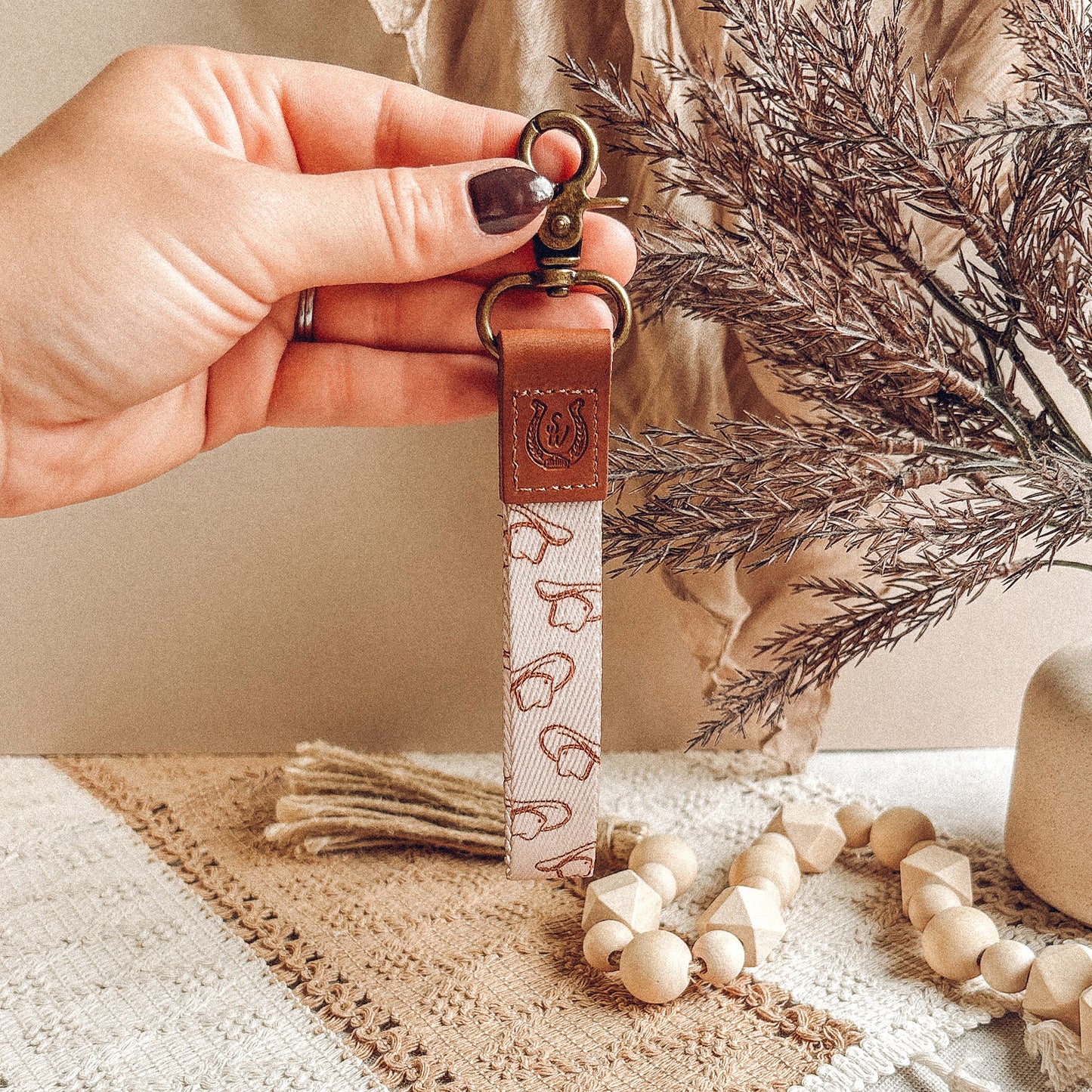 Cowboy Hat Keychain Loop