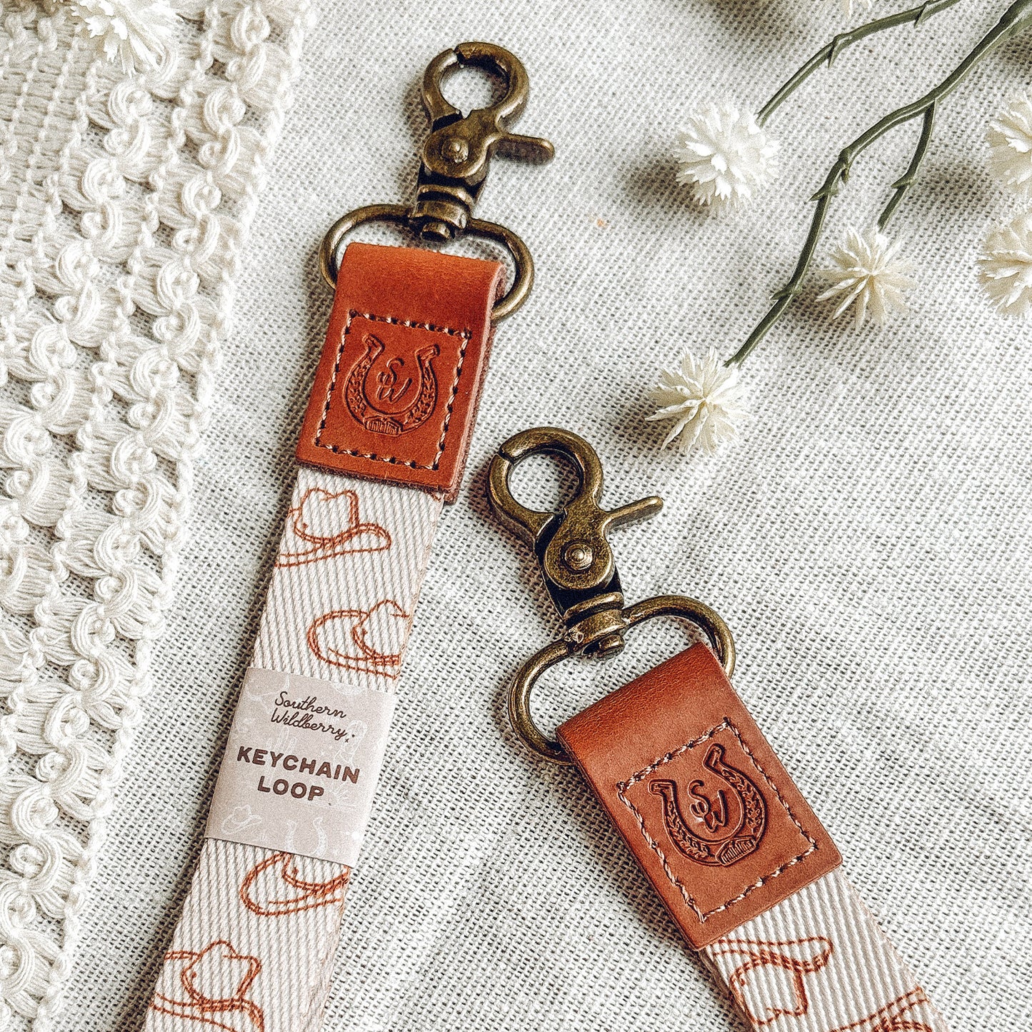Cowboy Hat Keychain Loop