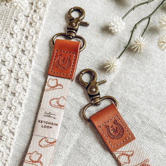 Cowboy Hat Keychain Loop