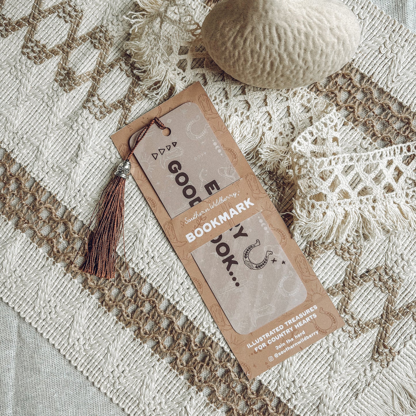 Every Good Book Has a Cowboy In It Tassel Bookmark