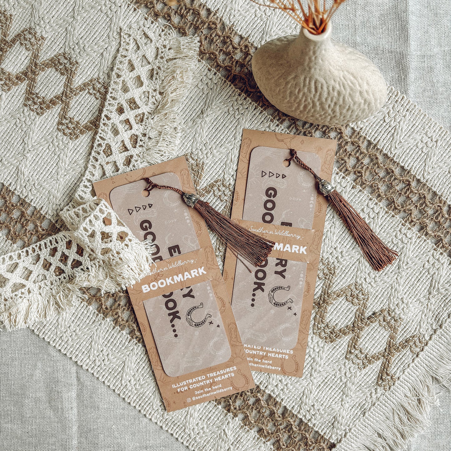 Every Good Book Has a Cowboy In It Tassel Bookmark