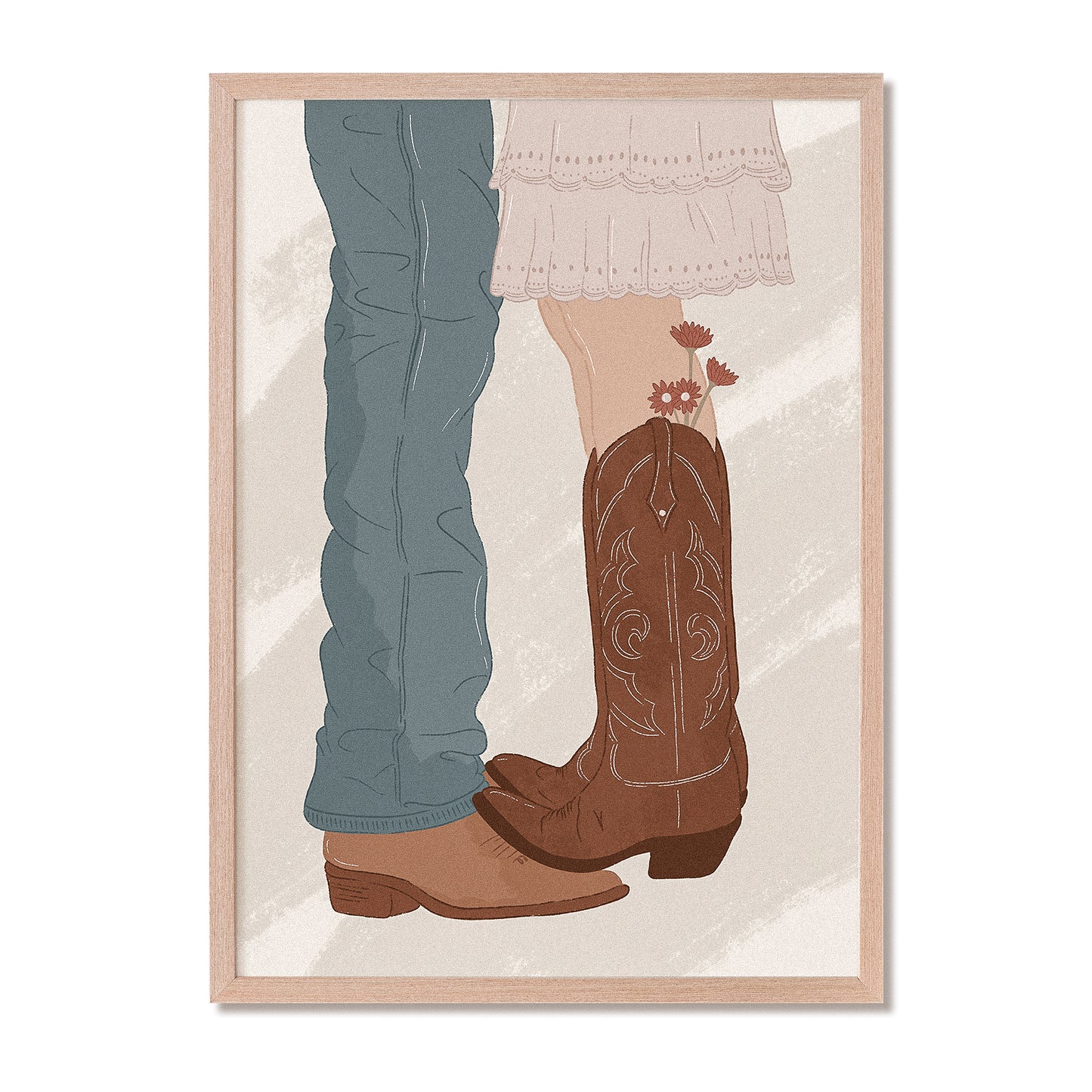 Cowboy Romance Print