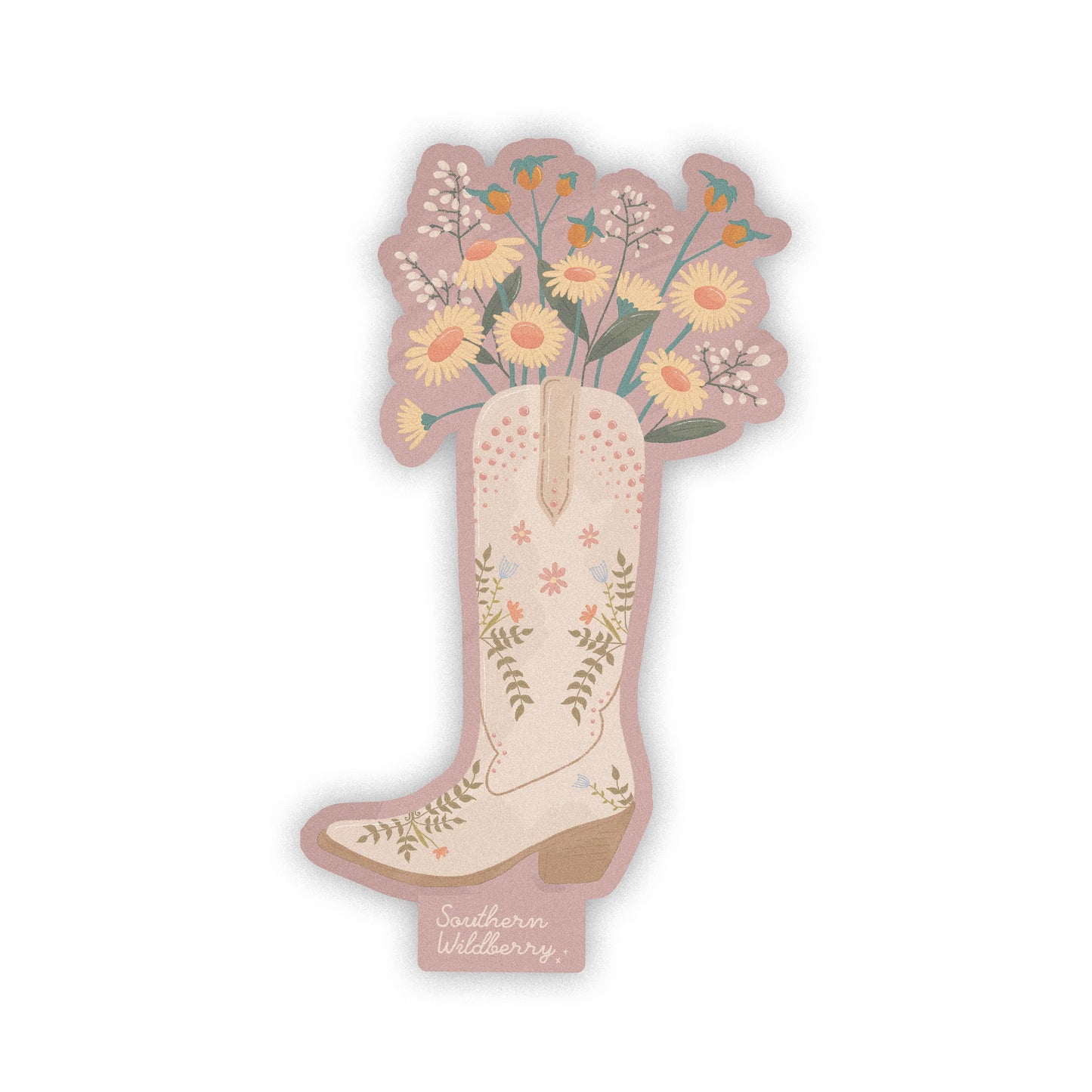 Cowboy Boot Sticker