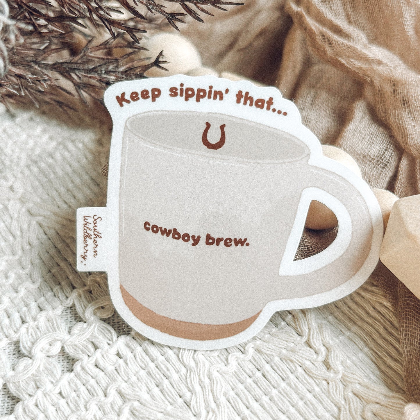 Cowboy Brew Sticker
