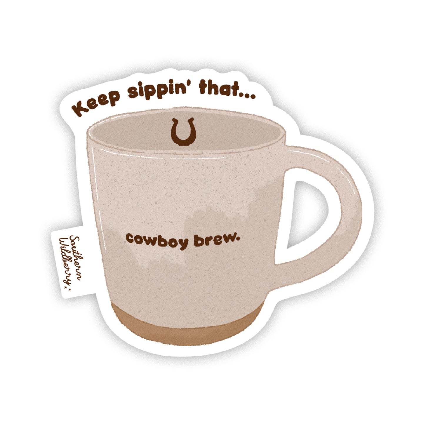 Cowboy Brew Sticker