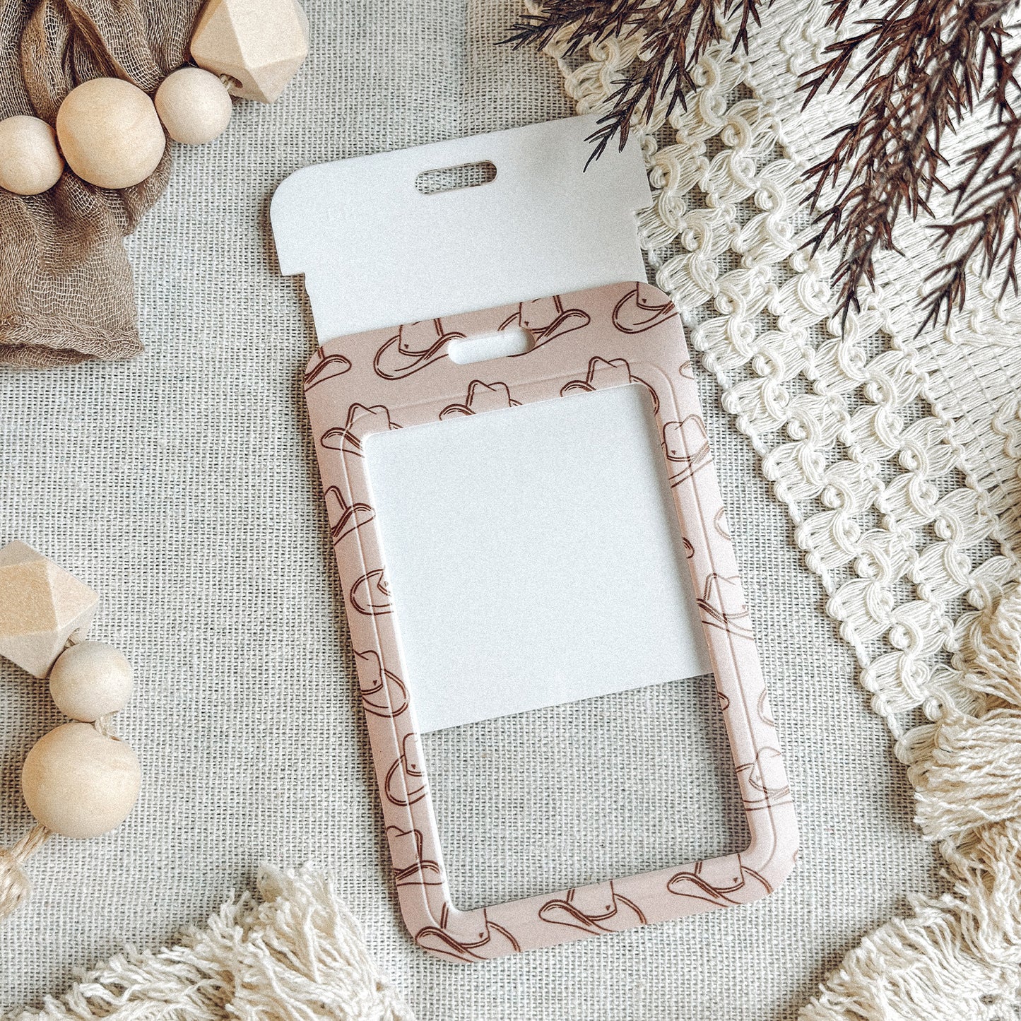 Cowboy Hats ID Card Holder