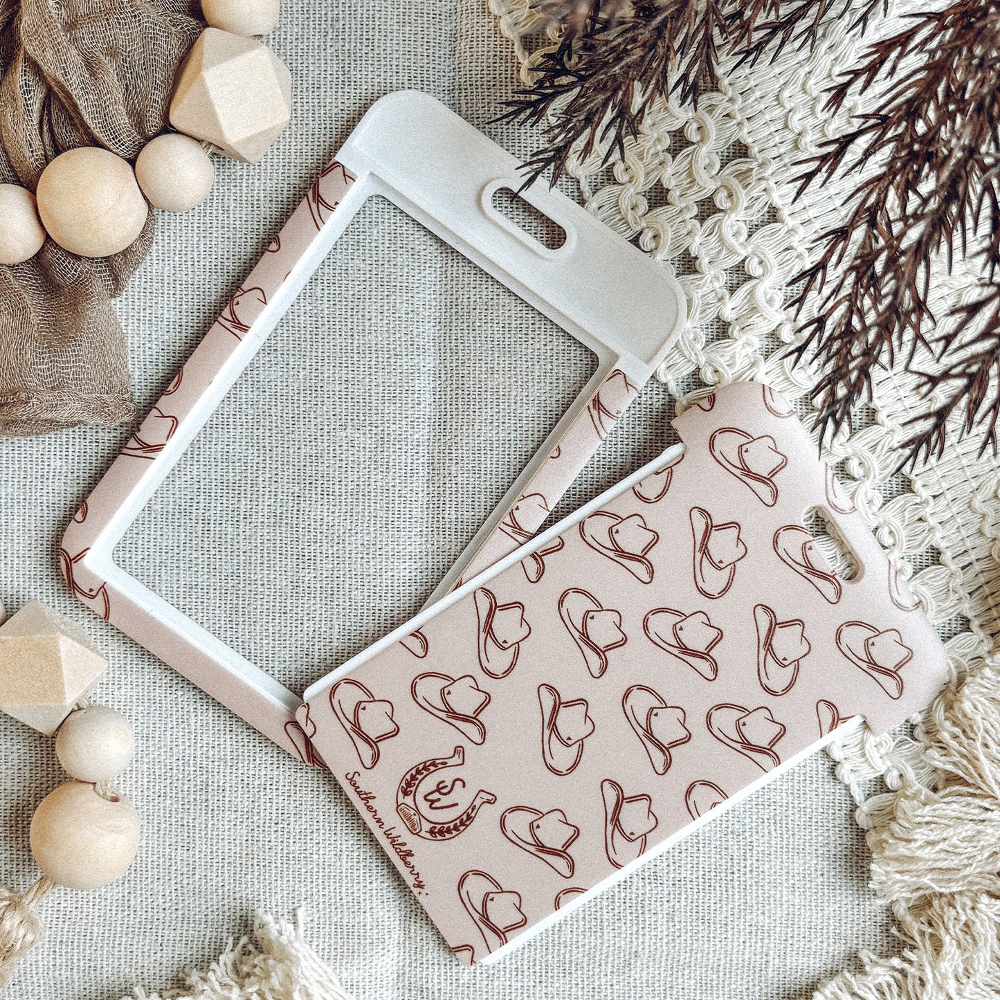 Cowboy Hats ID Card Holder