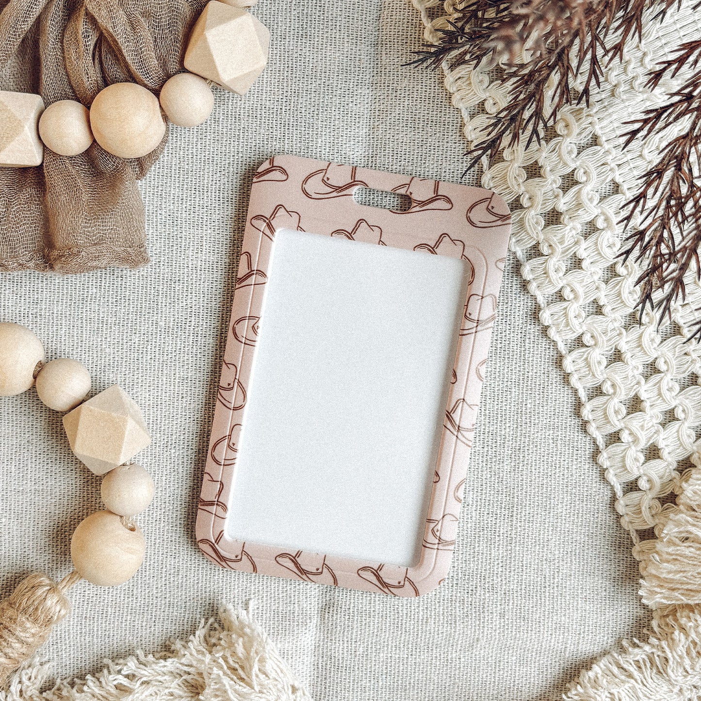 Cowboy Hats ID Card Holder