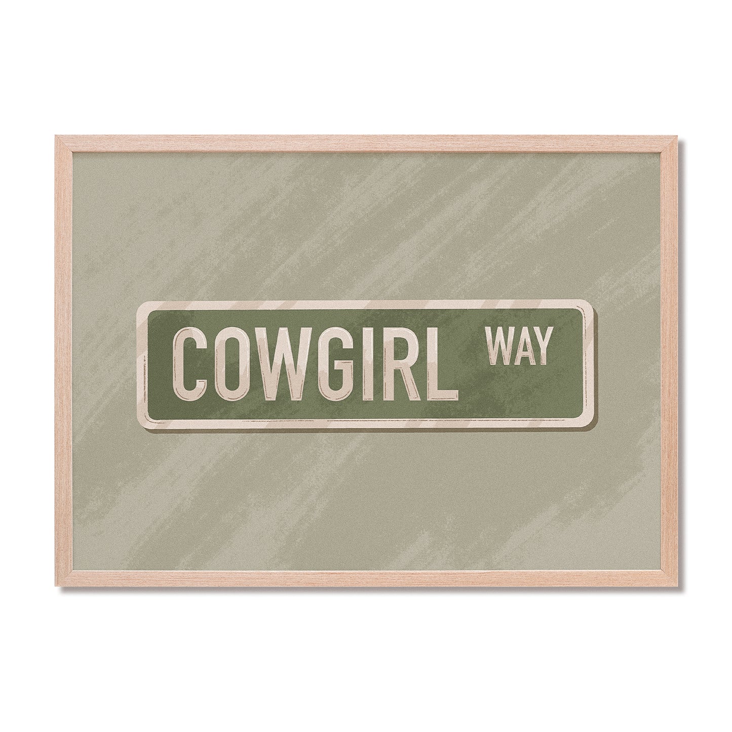 Cowgirl Way Print