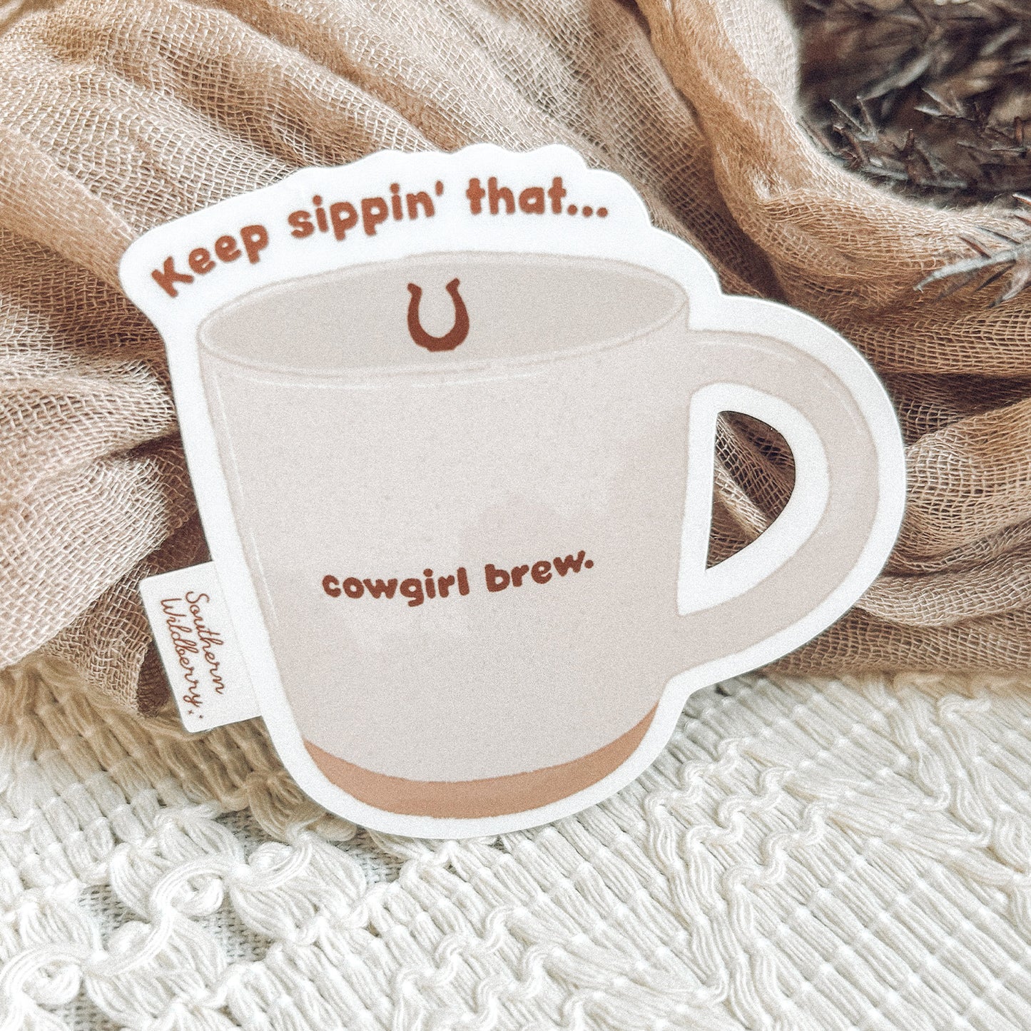 Cowgirl Brew Sticker