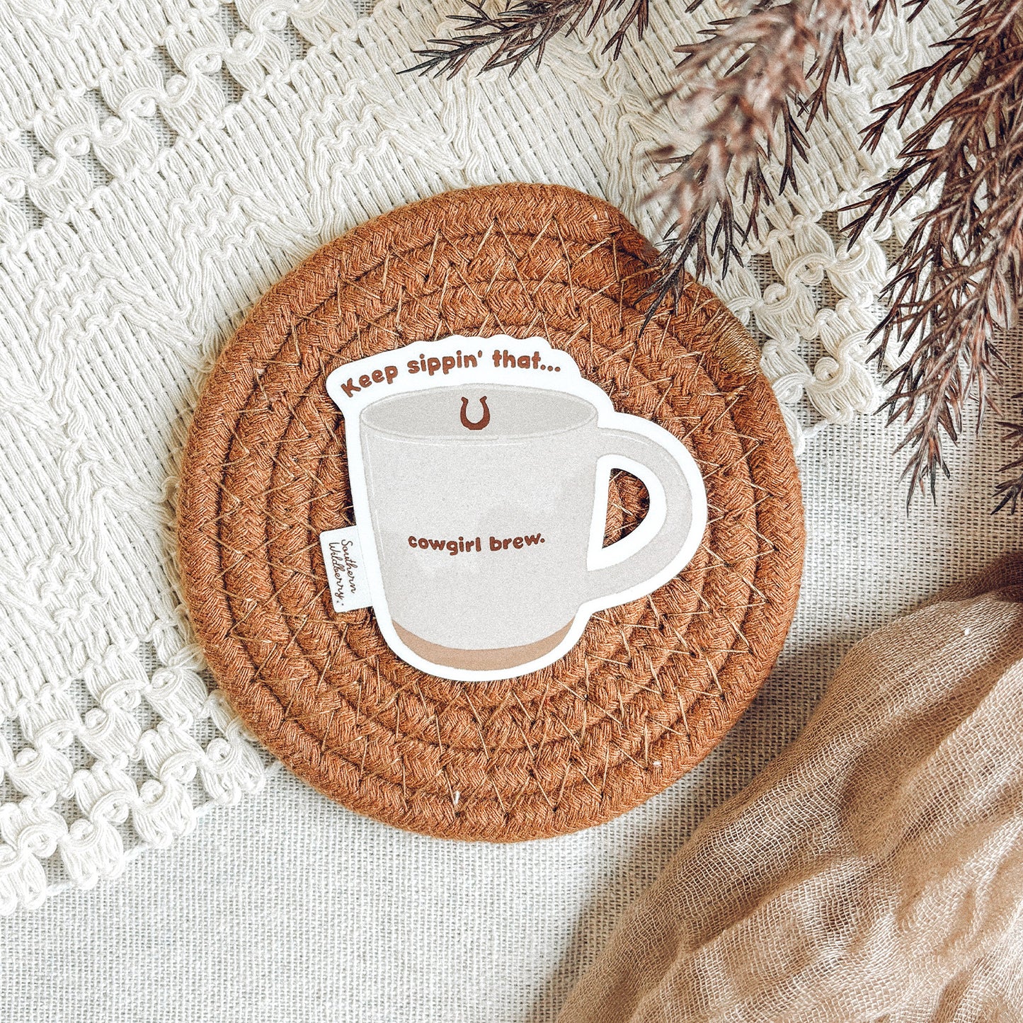 Cowgirl Brew Sticker