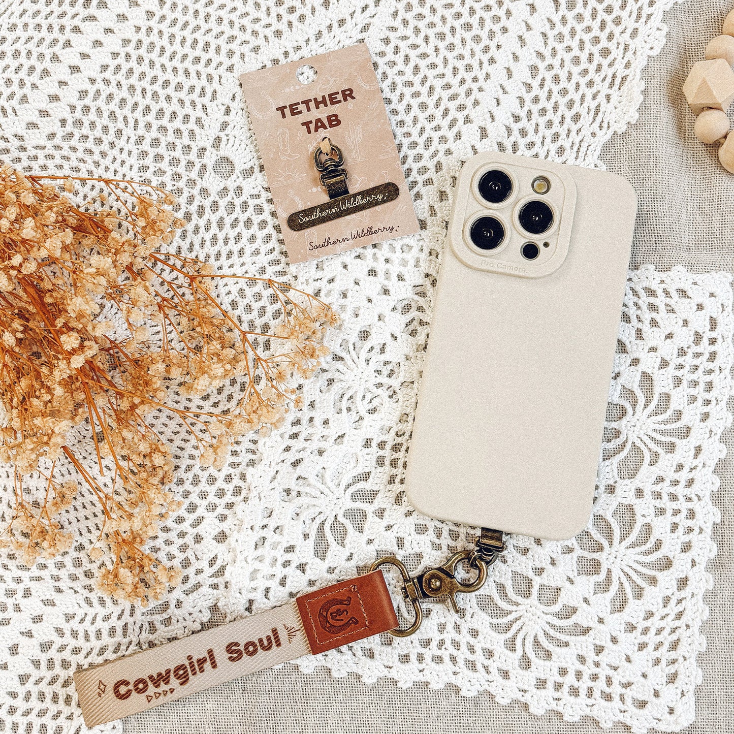 Cowgirl Soul Keychain Loop