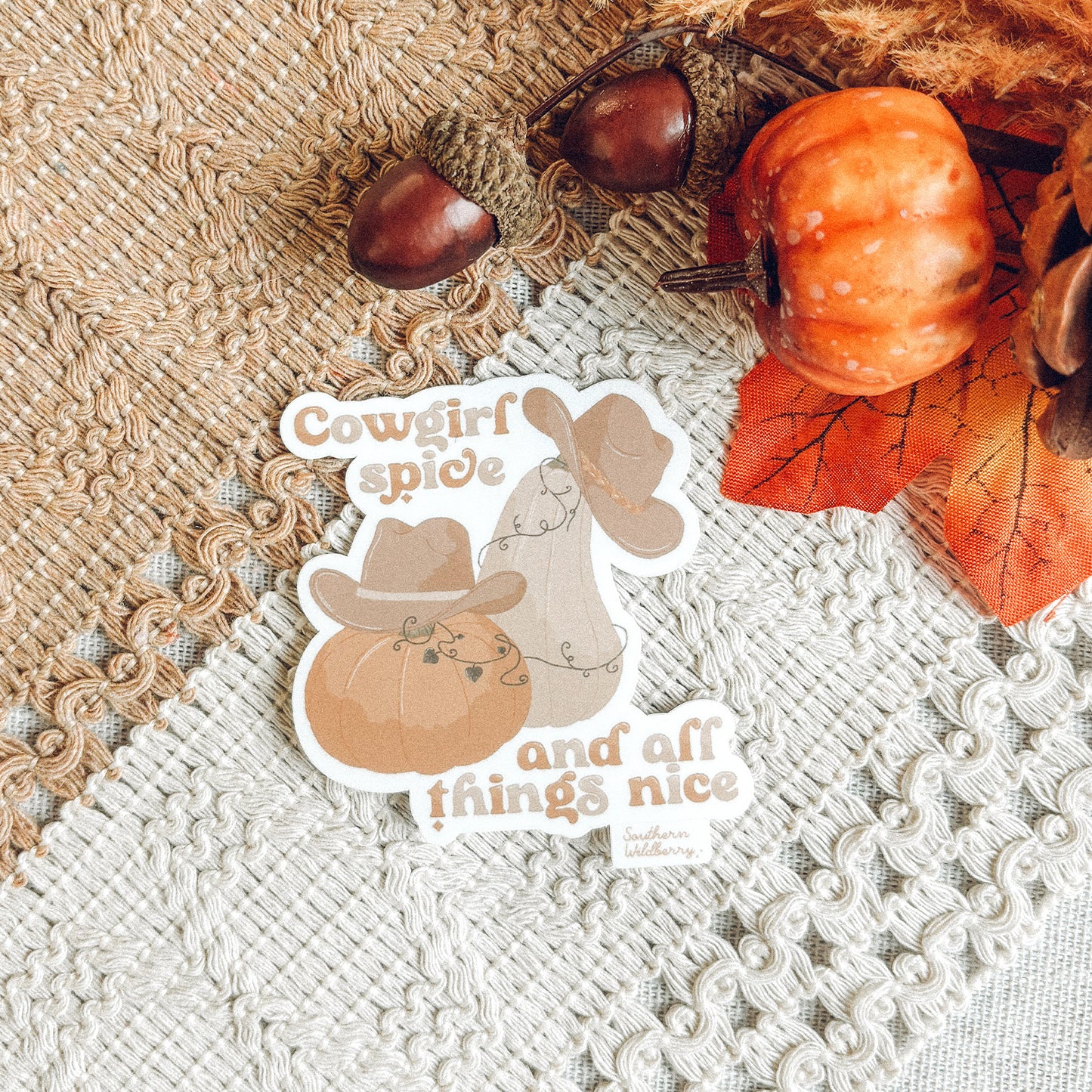 Cowgirl Spice And All Things Nice Sticker