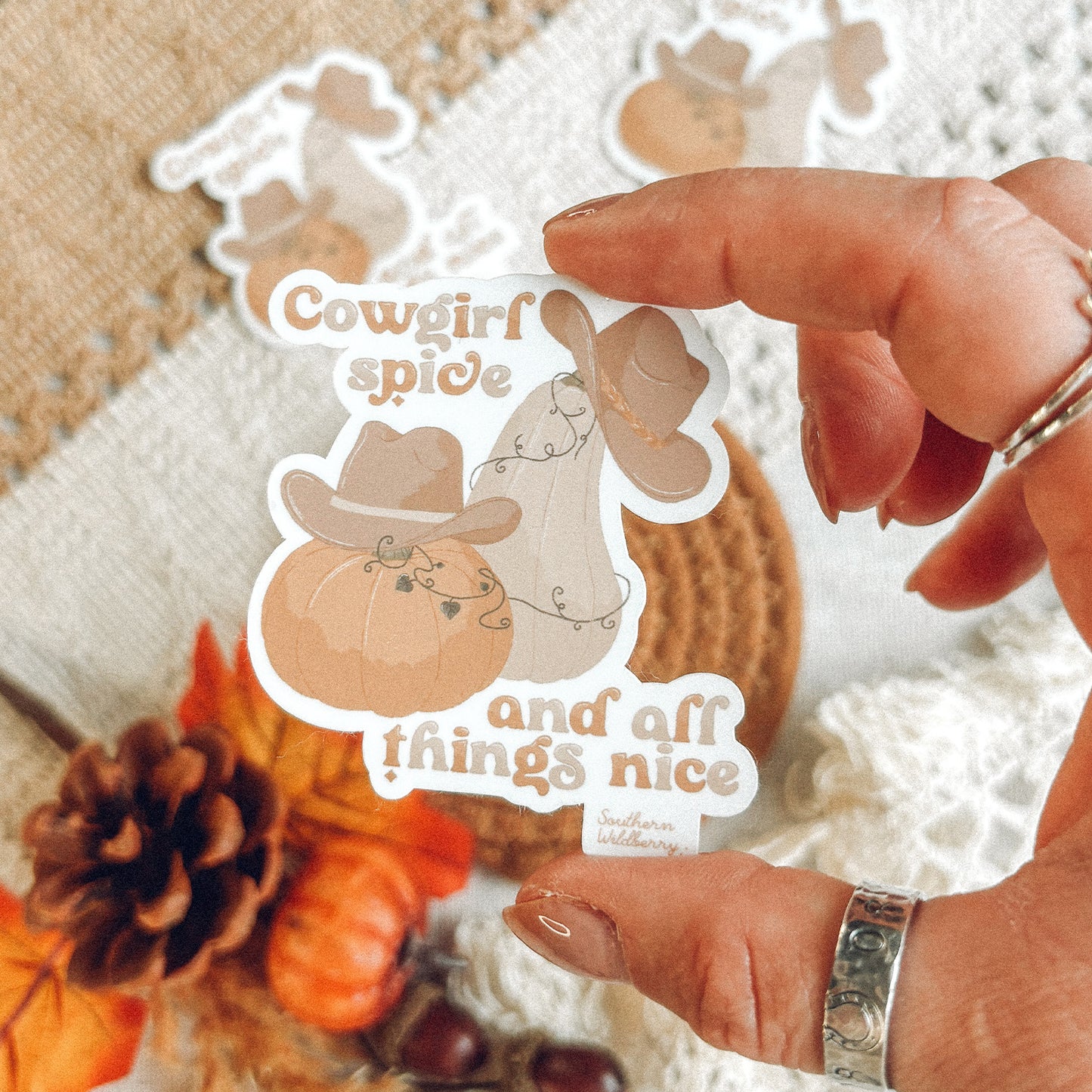 Cowgirl Spice And All Things Nice Sticker
