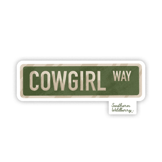 Cowgirl Way Sticker