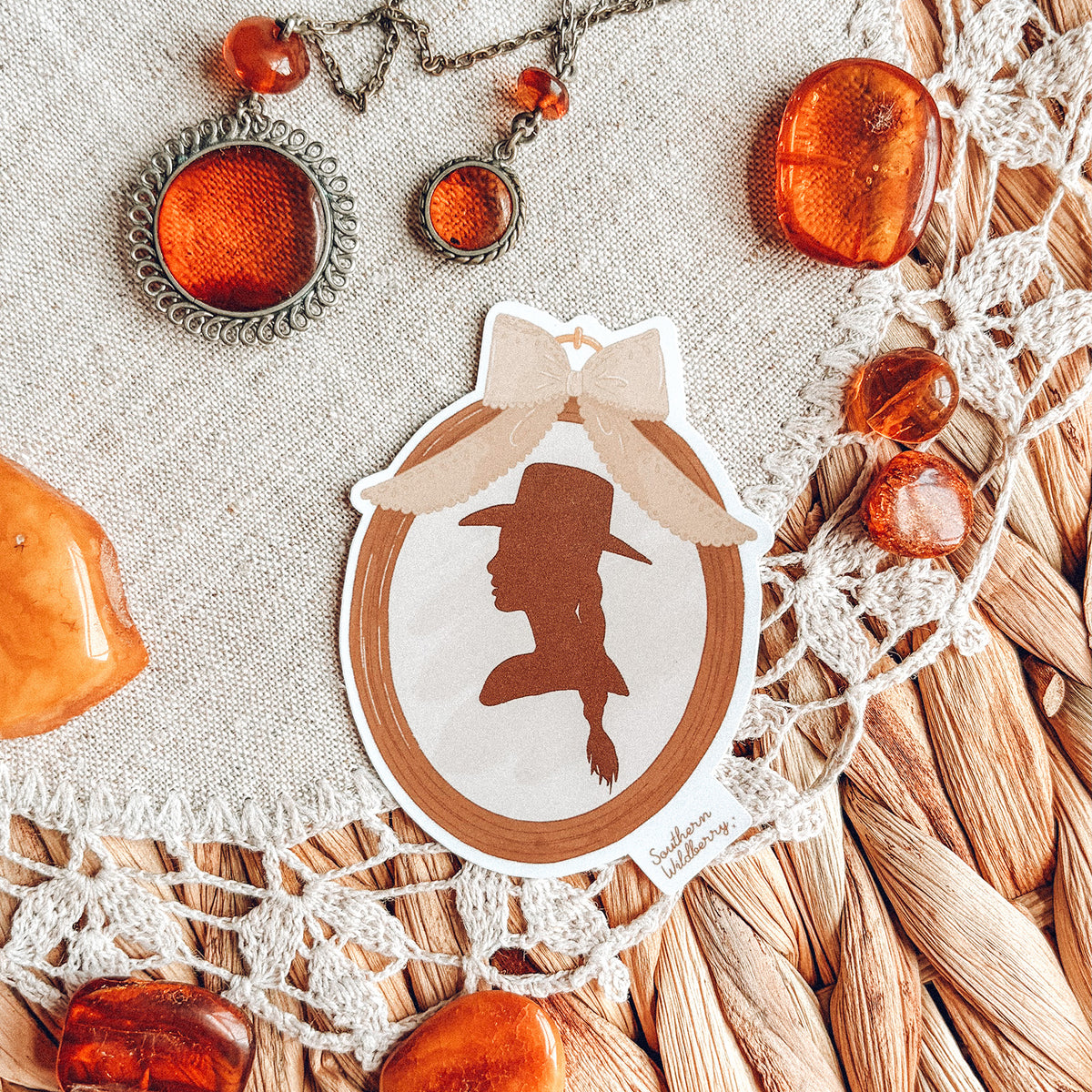 Darling of The West Sticker