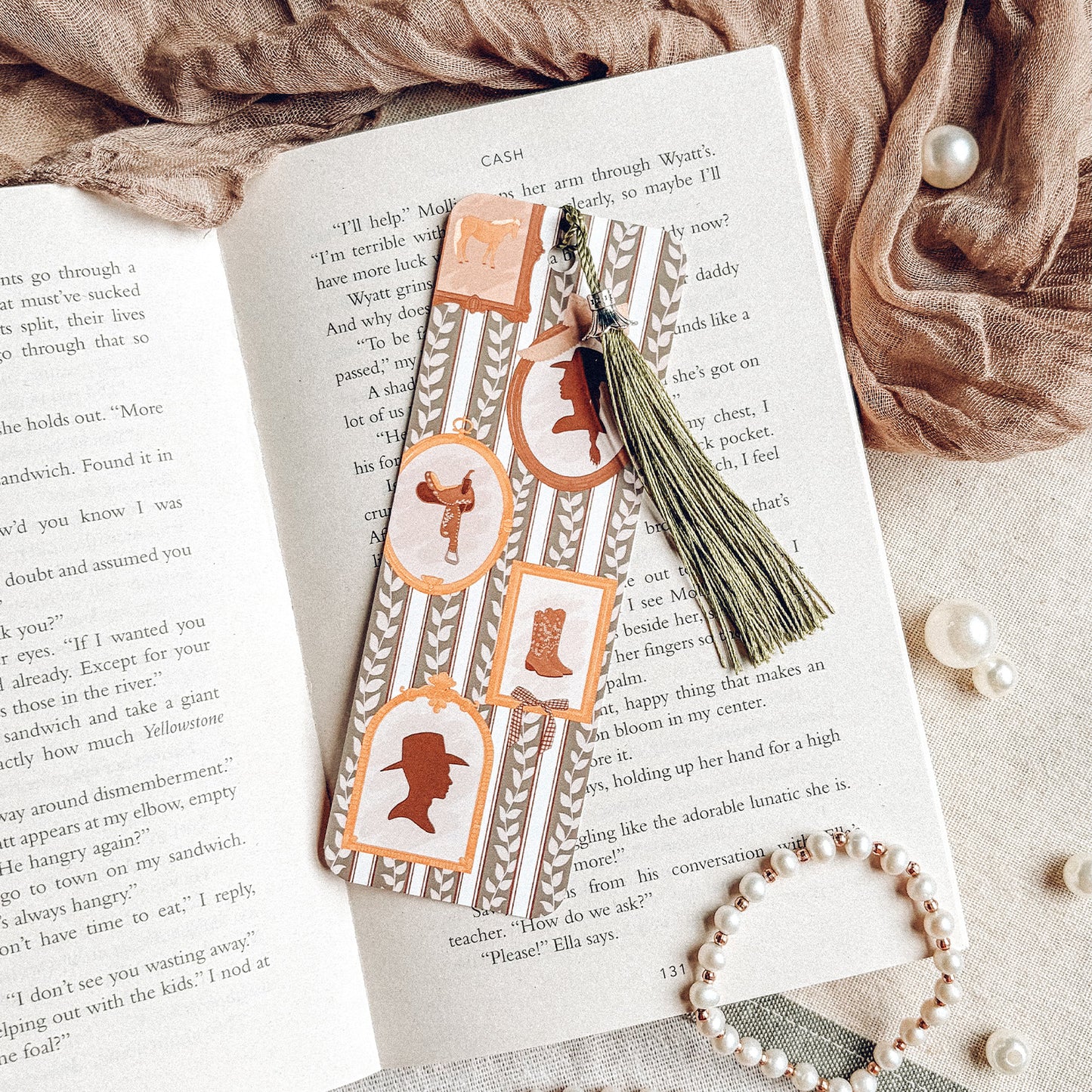 Framed Memories Tassel Bookmark