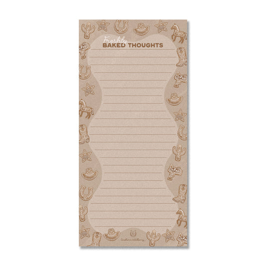 Freshly Baked Thoughts DL Notepad