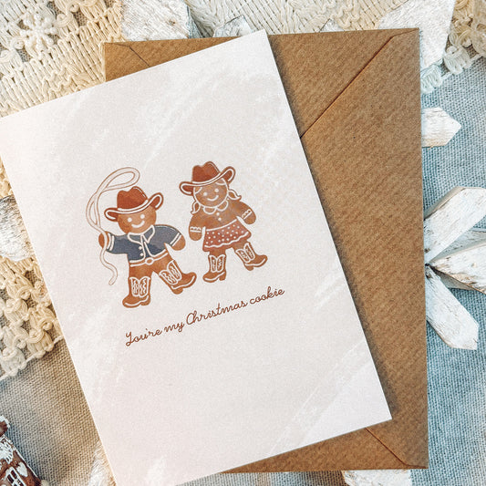 Christmas Cookie Greetings Card