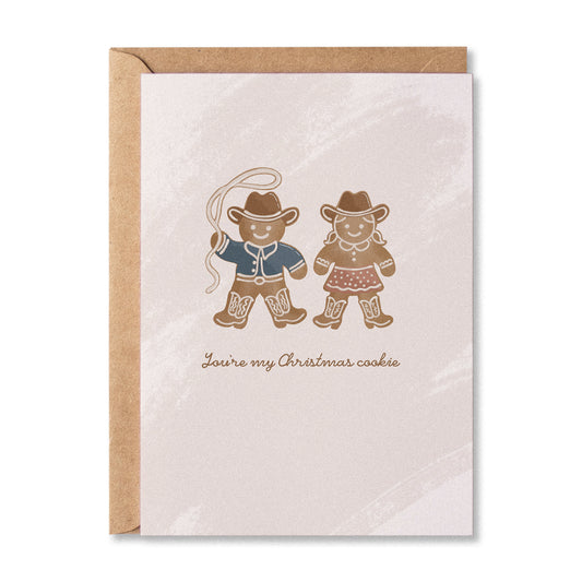 Christmas Cookie Greetings Card