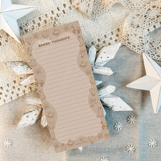 Freshly Baked Thoughts DL Notepad