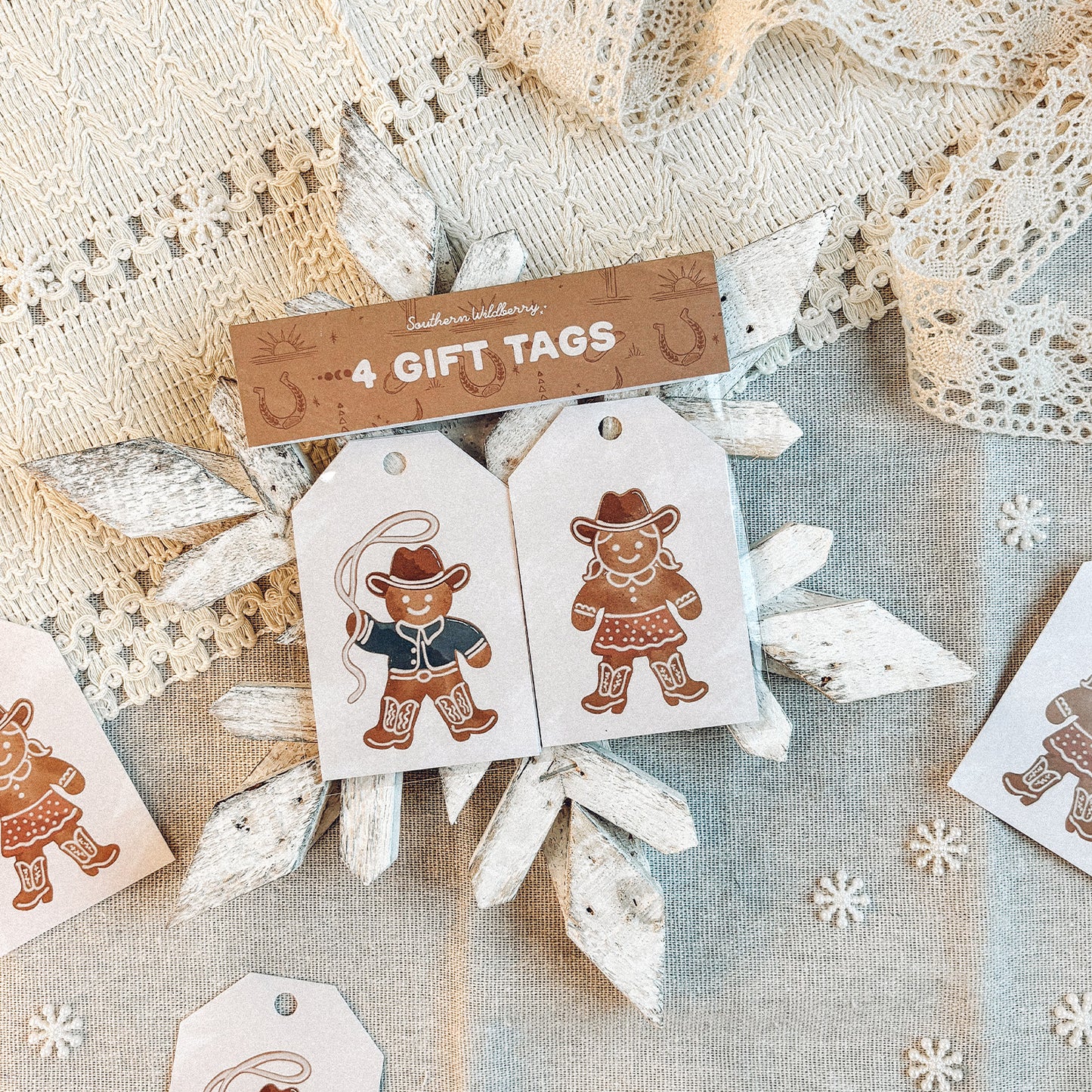Gingerbread Ranch Gift Tags