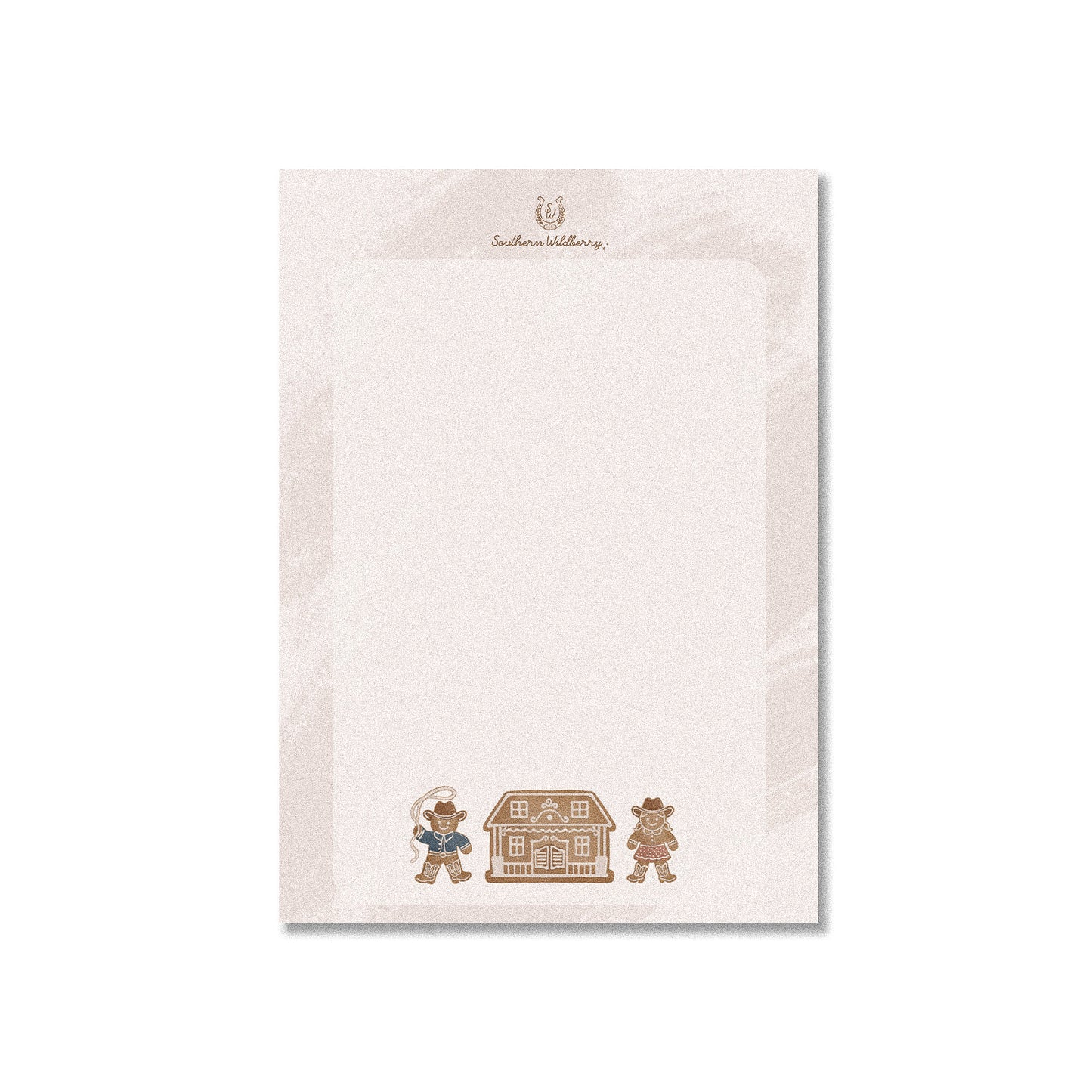 Gingerbread Ranch A6 Notepad