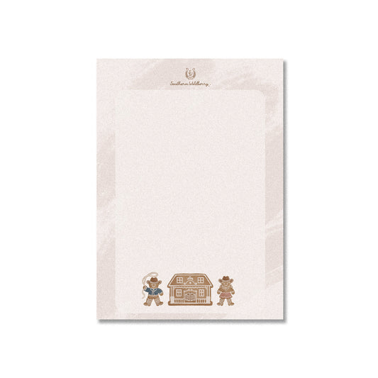 Gingerbread Ranch A6 Notepad