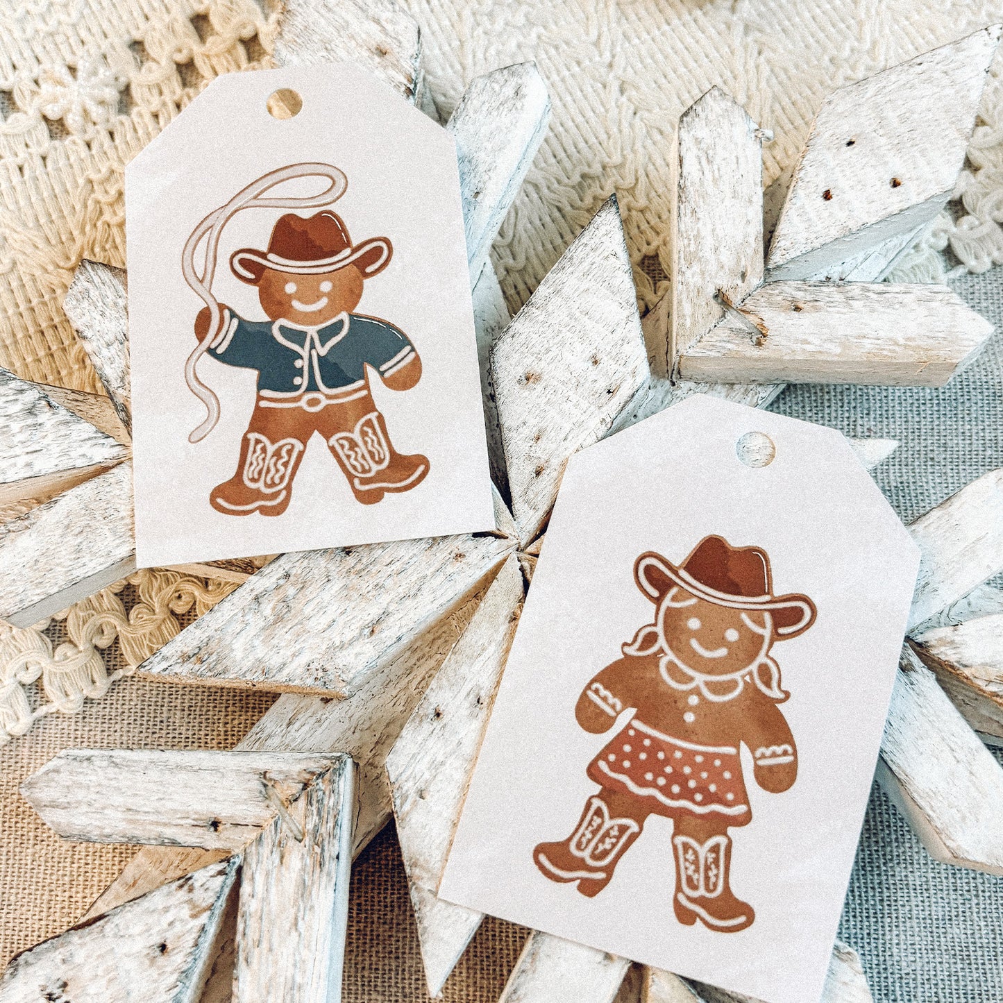 Gingerbread Ranch Gift Tags